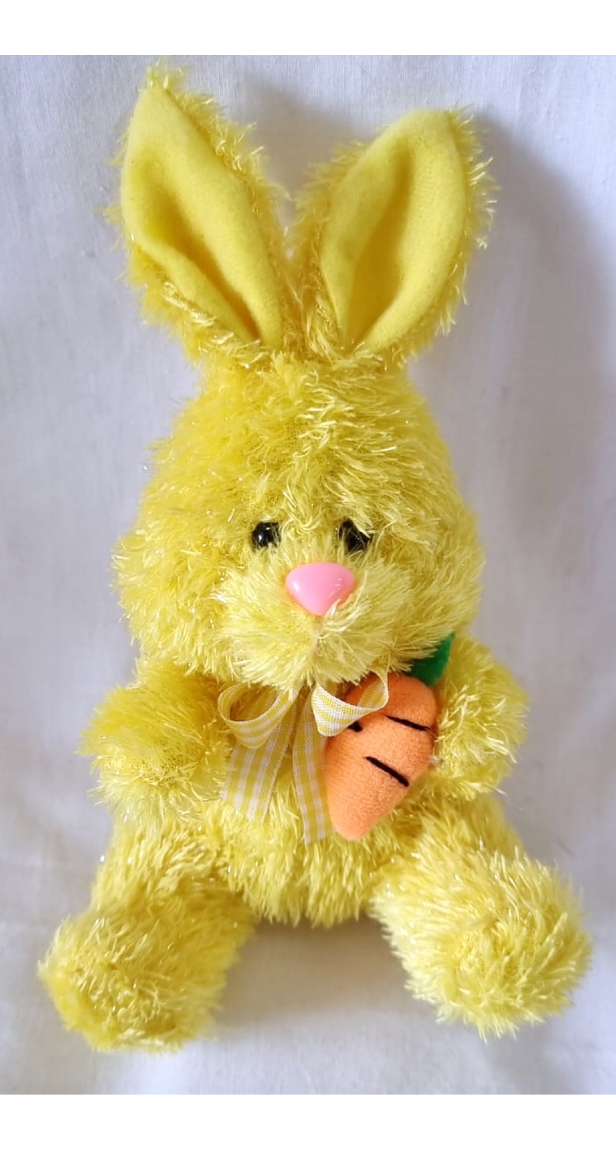 Mini Cute Rabbit With Carrot Assorted Colors - 21x13cm - Image 5