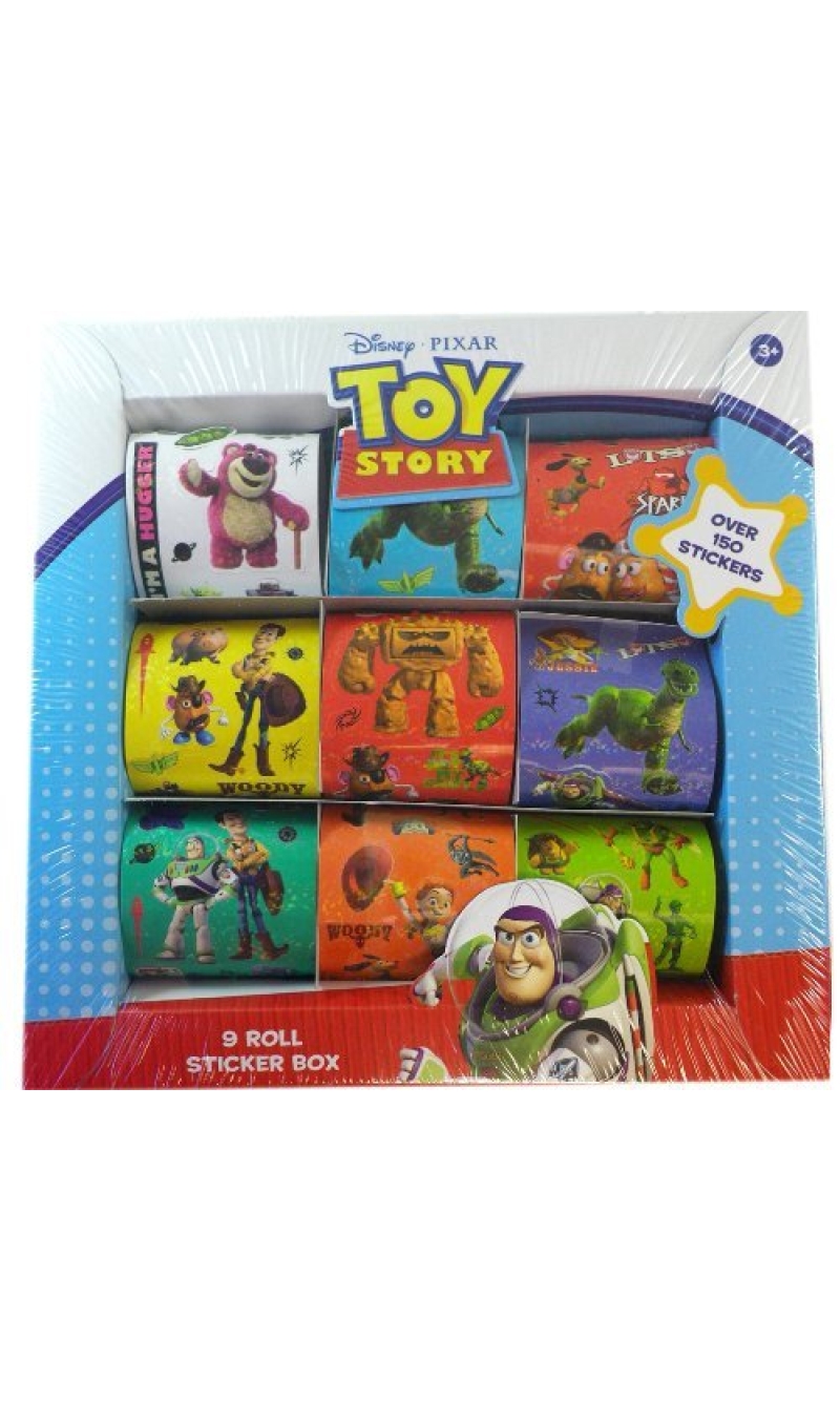Disney Pixar Toy Story 3 - 9 Roll Sticker Box