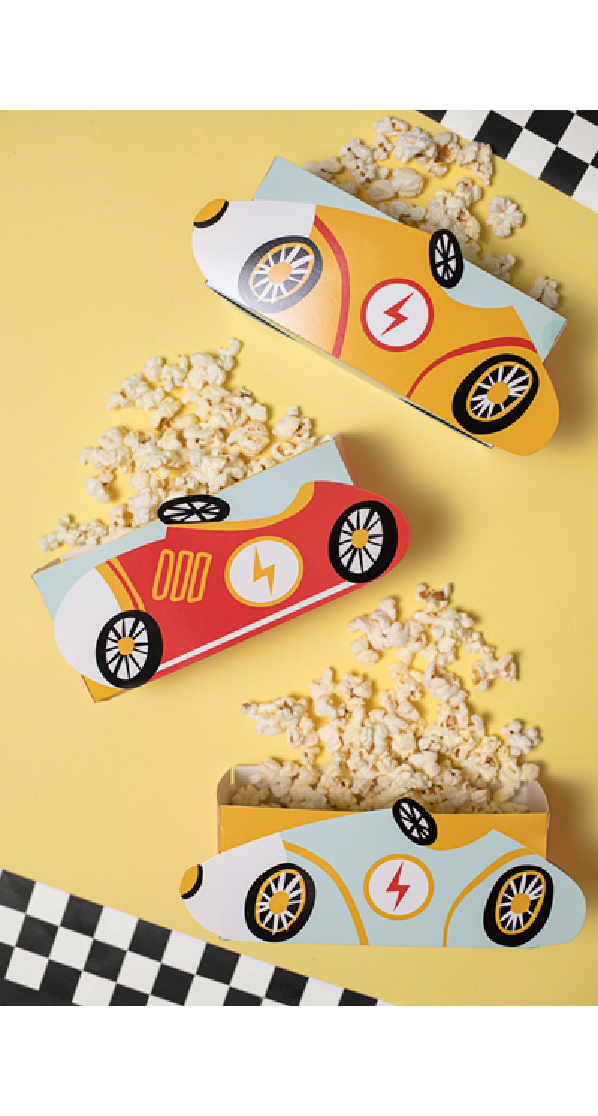 Racing Cars Boxes For Snacks (1pkt / 3pc) - Image 4
