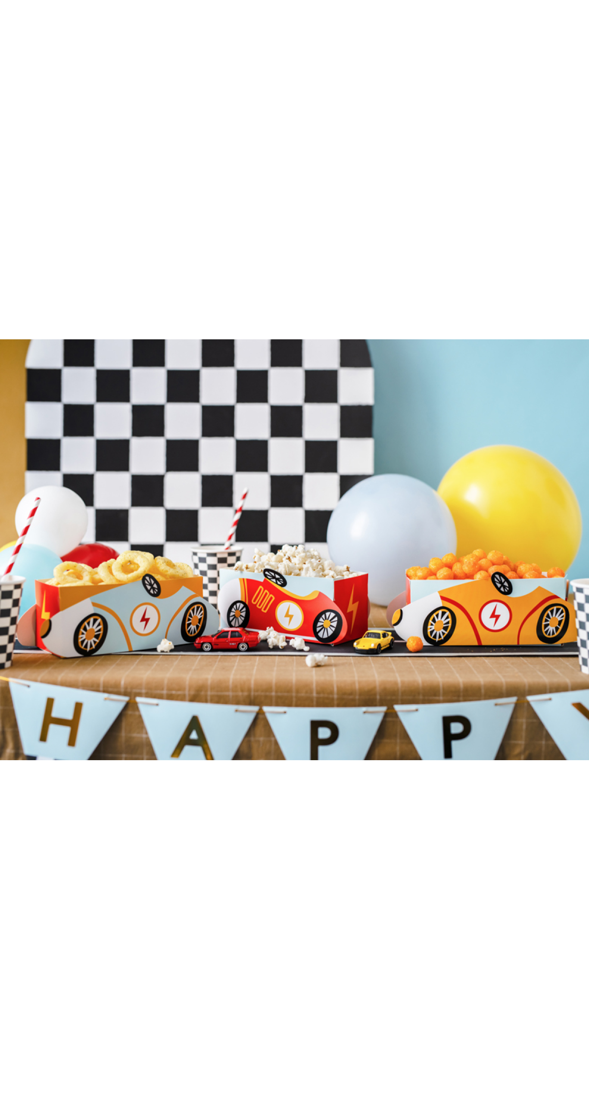 Racing Cars Boxes For Snacks (1pkt / 3pc) - Image 5
