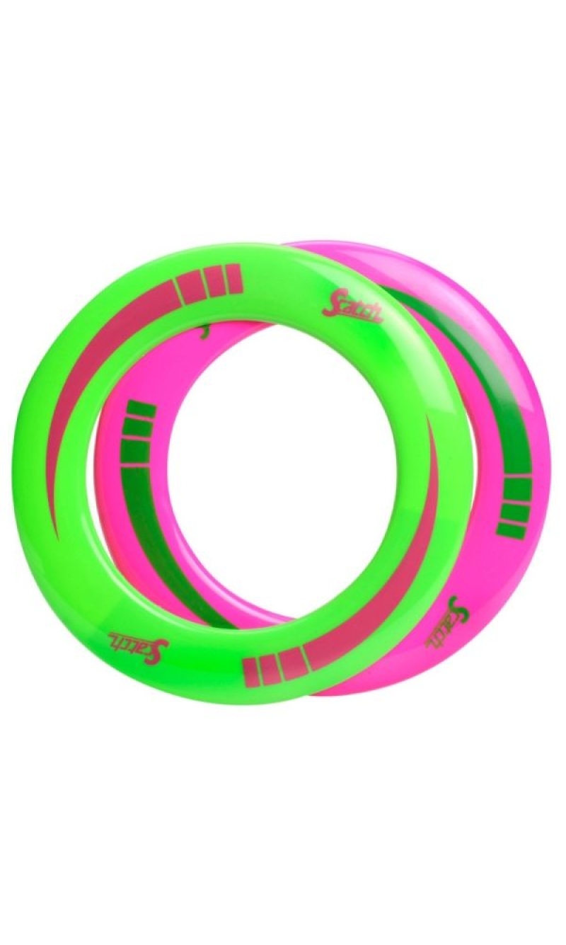 Fly 'N Ring 25cm (Assorted Colors Fuchsia / Green) - 1pc