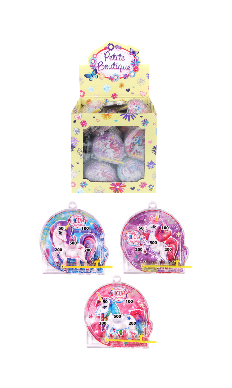 Unicorn Pinball Game Party Favour (Assorted Designs) - 1pc
