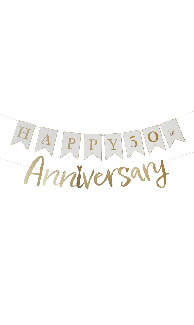 Happy Anniversary Card Banner 2M