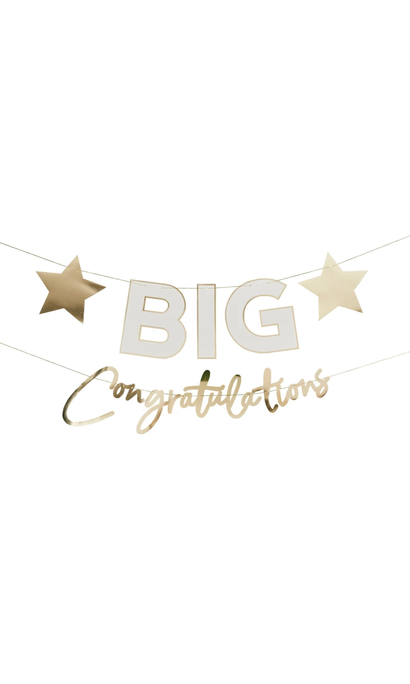 Big Congratulations Card Banner 2.5M