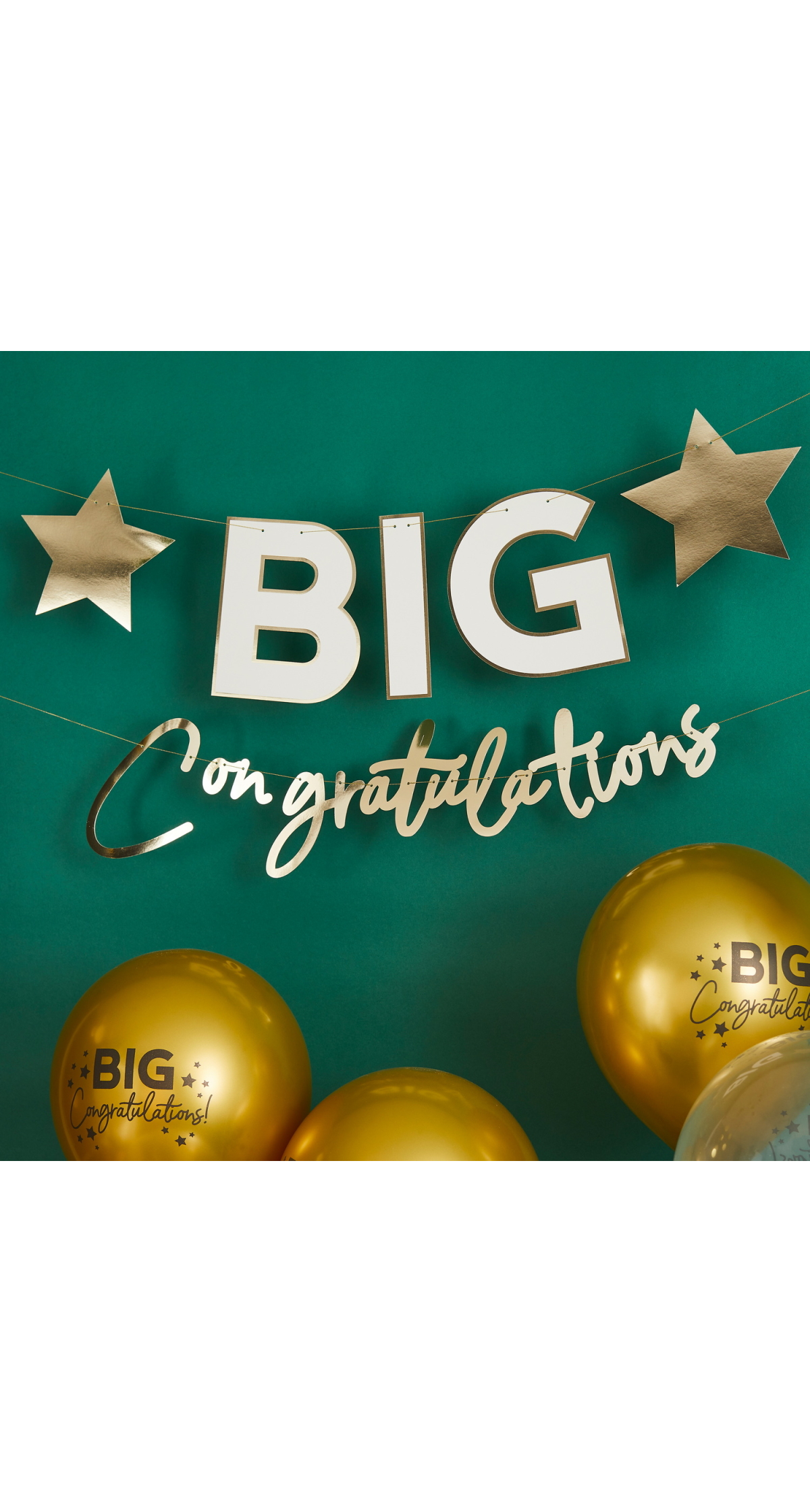 Big Congratulations Card Banner 2.5M - Image 2
