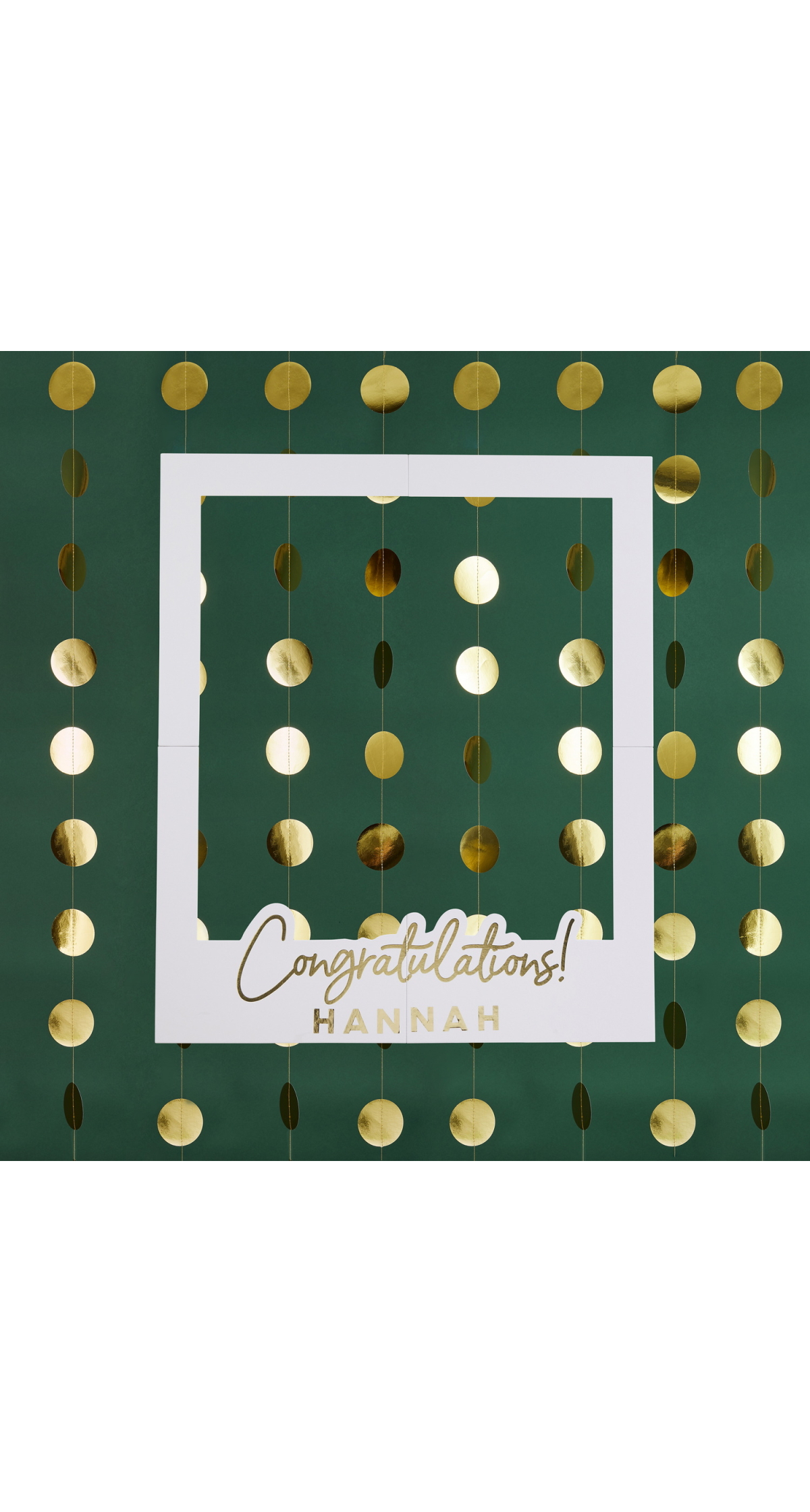 Congratulations Personalised Photo Frame (H 74cm x L 59cm) - Image 3