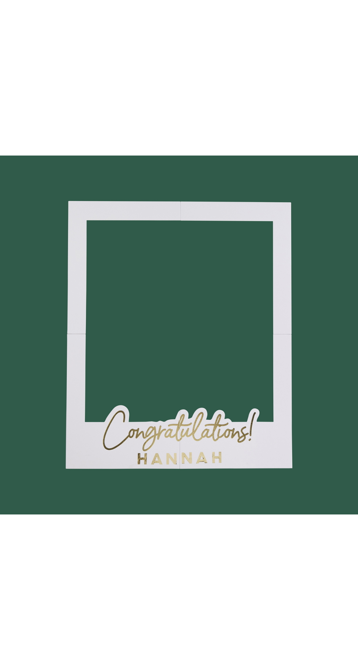 Congratulations Personalised Photo Frame (H 74cm x L 59cm) - Image 4