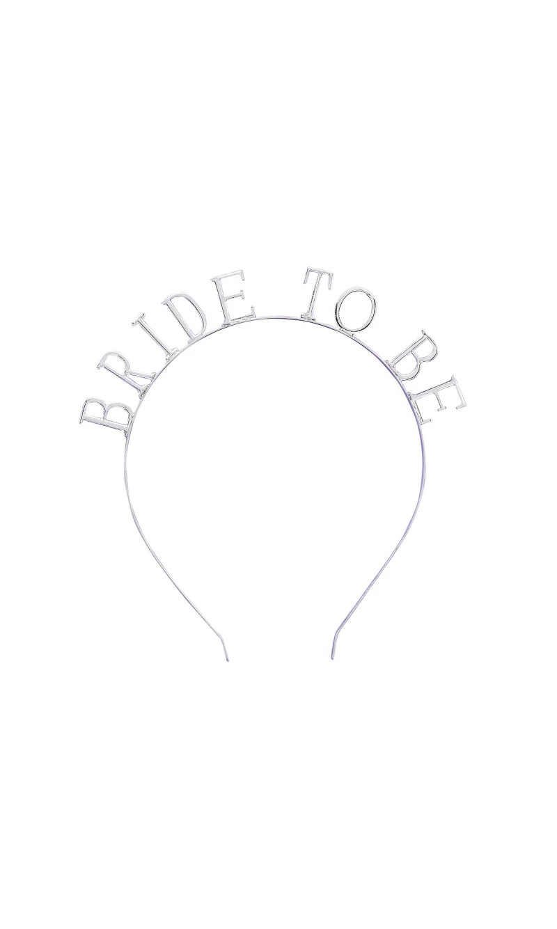 Bride Squad Metal Bride To Be Headband