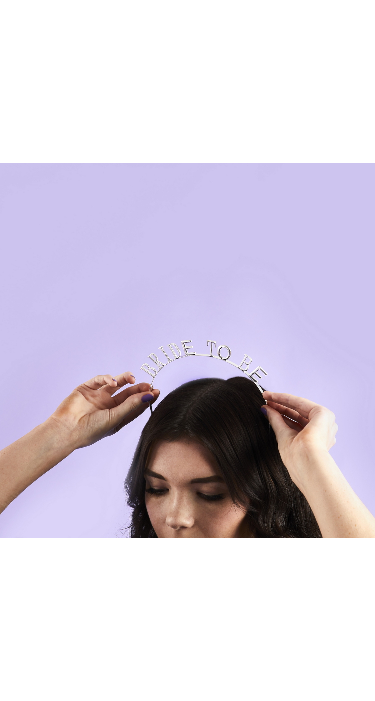 Bride Squad Metal Bride To Be Headband - Image 3
