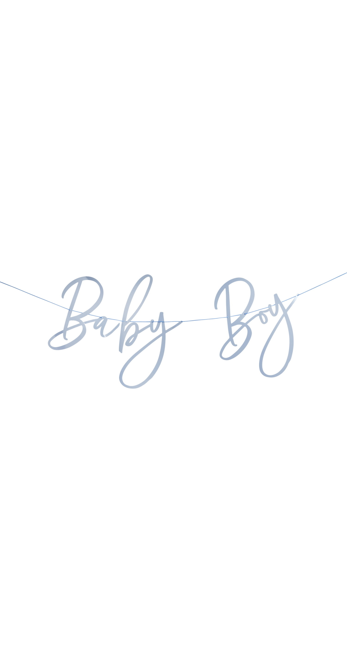 Blue Baby Boy Banner 2M
