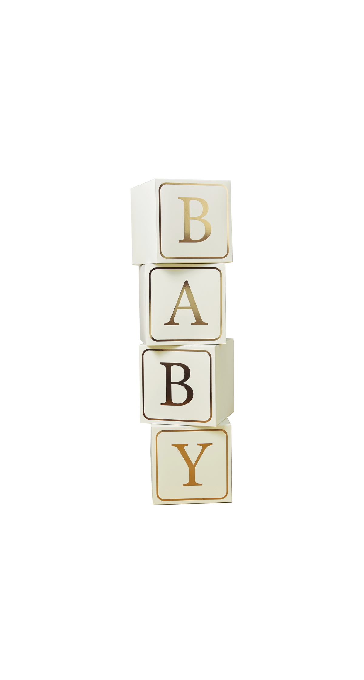 Gold Baby Jumbo Blocks 4 pcs - Image 2