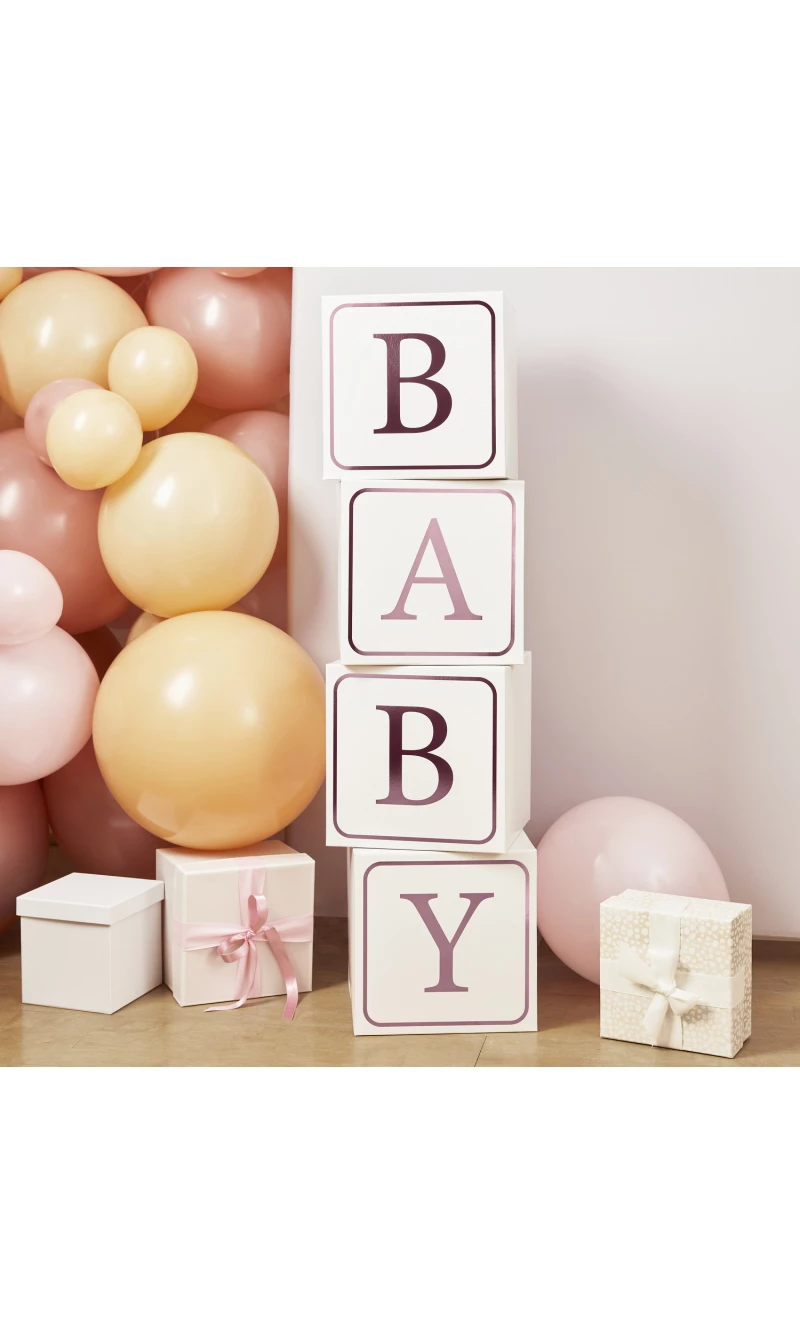 Pink Baby Giant Blocks 4 pcs