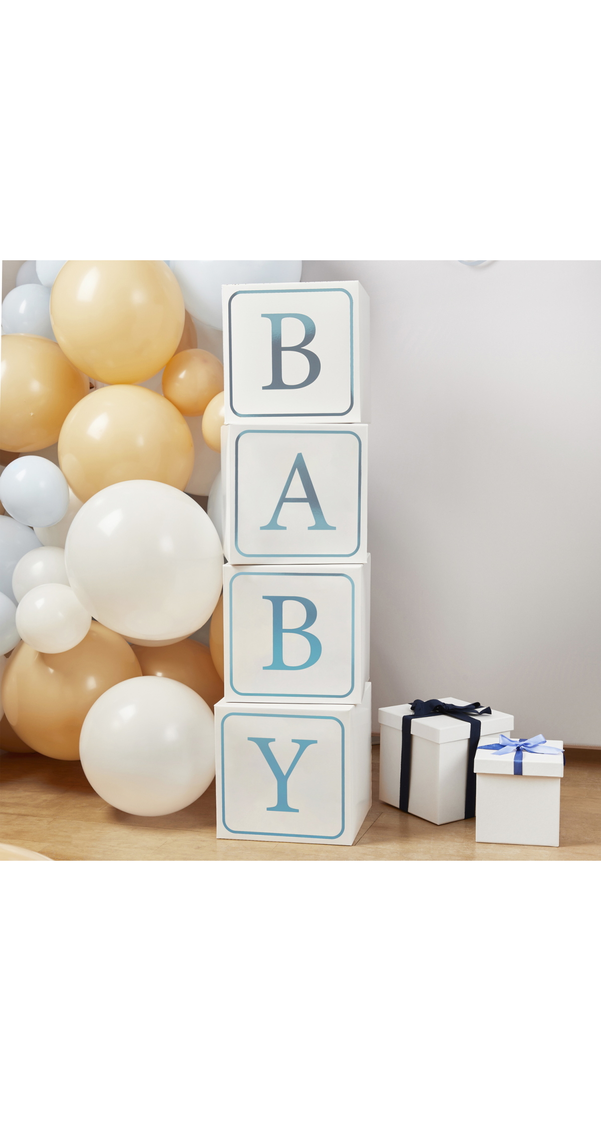 Blue Baby Jumbo Blocks 4 pcs