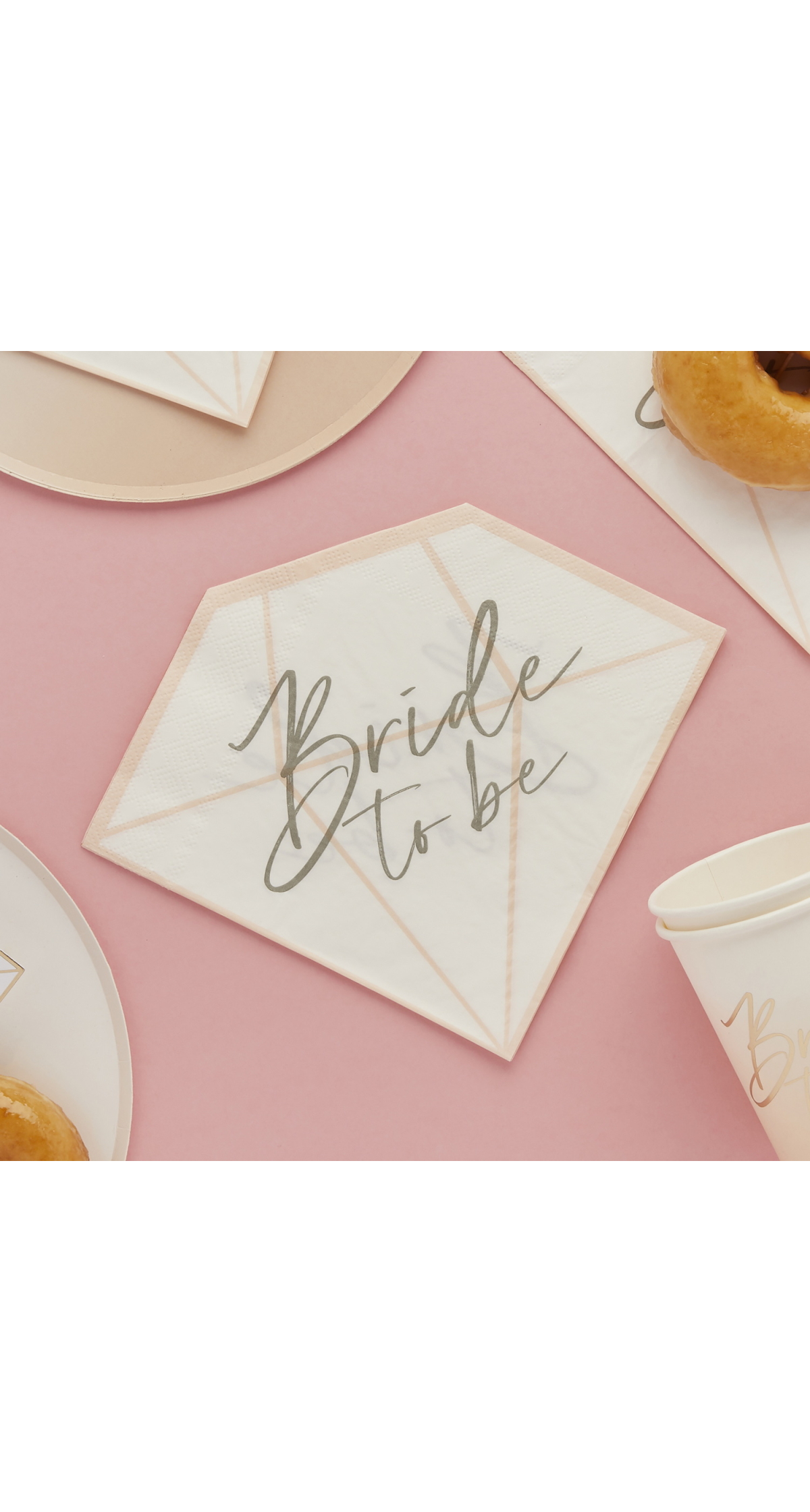 Diamond Bride To Be Paper Napkins 16 pcs