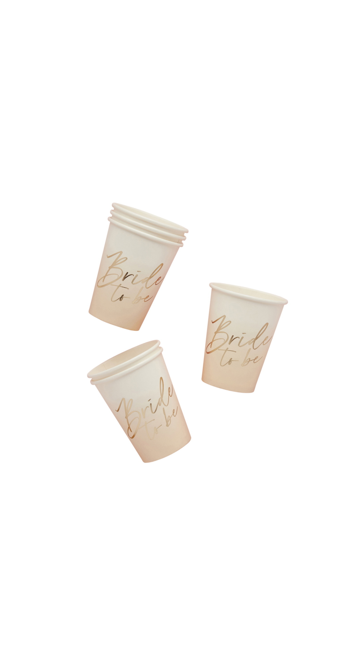 Bride To Be Paper Cups 8 pcs - Image 4