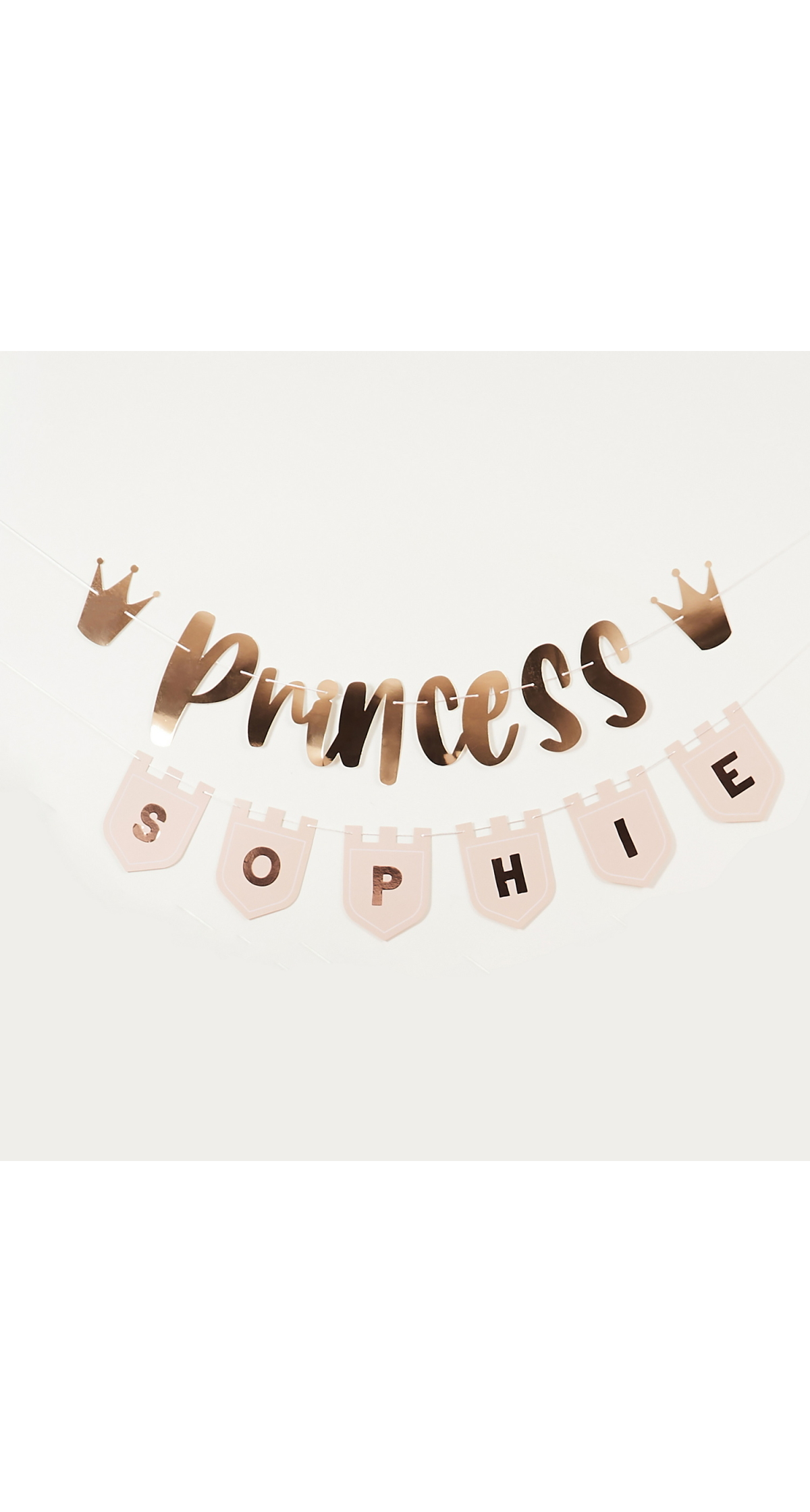 Princess Banner With Personalised Flags 2M - Image 4