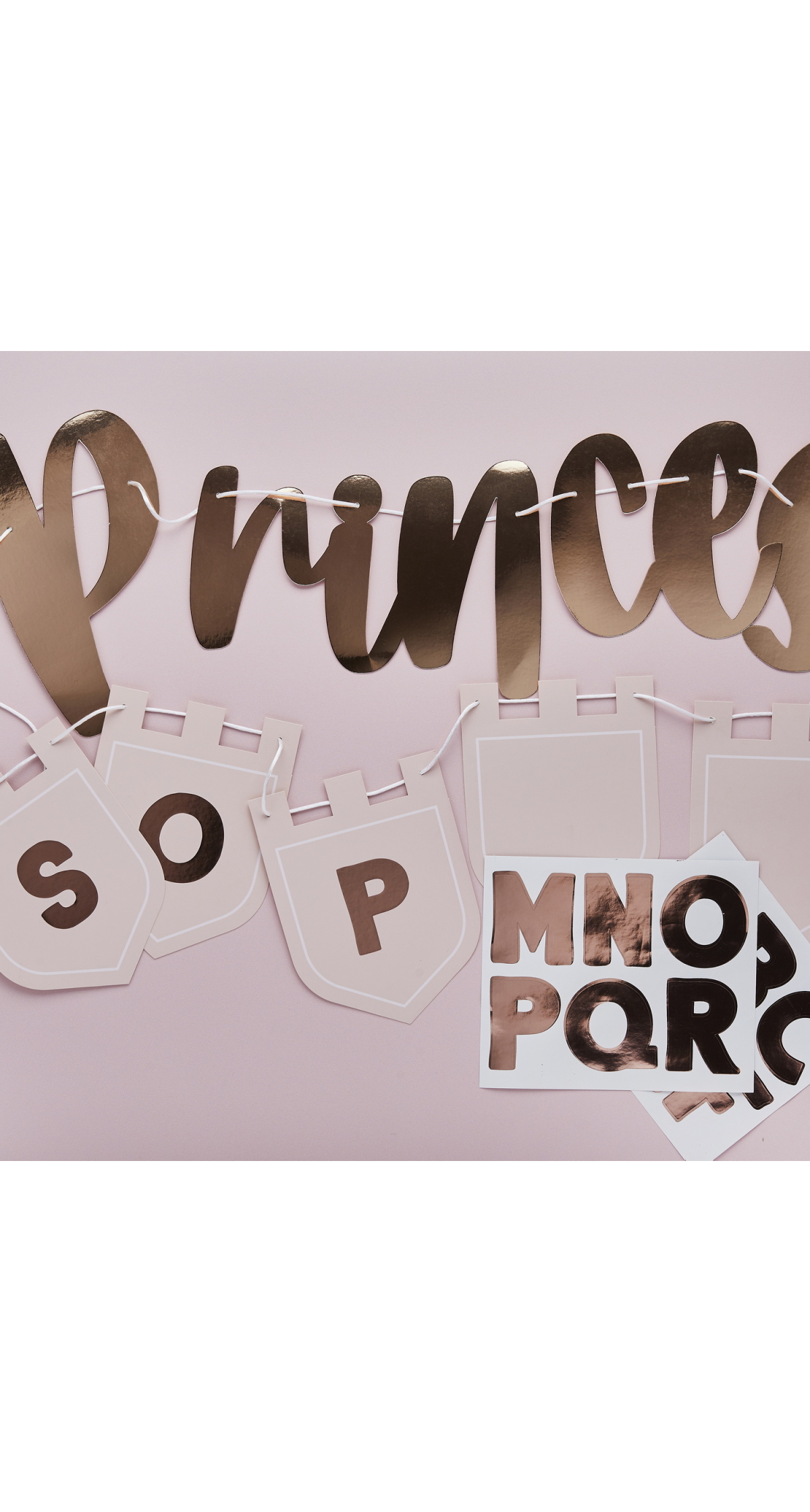Princess Banner With Personalised Flags 2M - Image 2