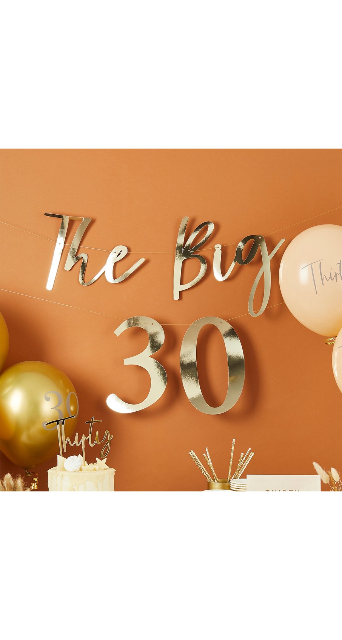 Gold The Big Milestone Custom Banner 2M
