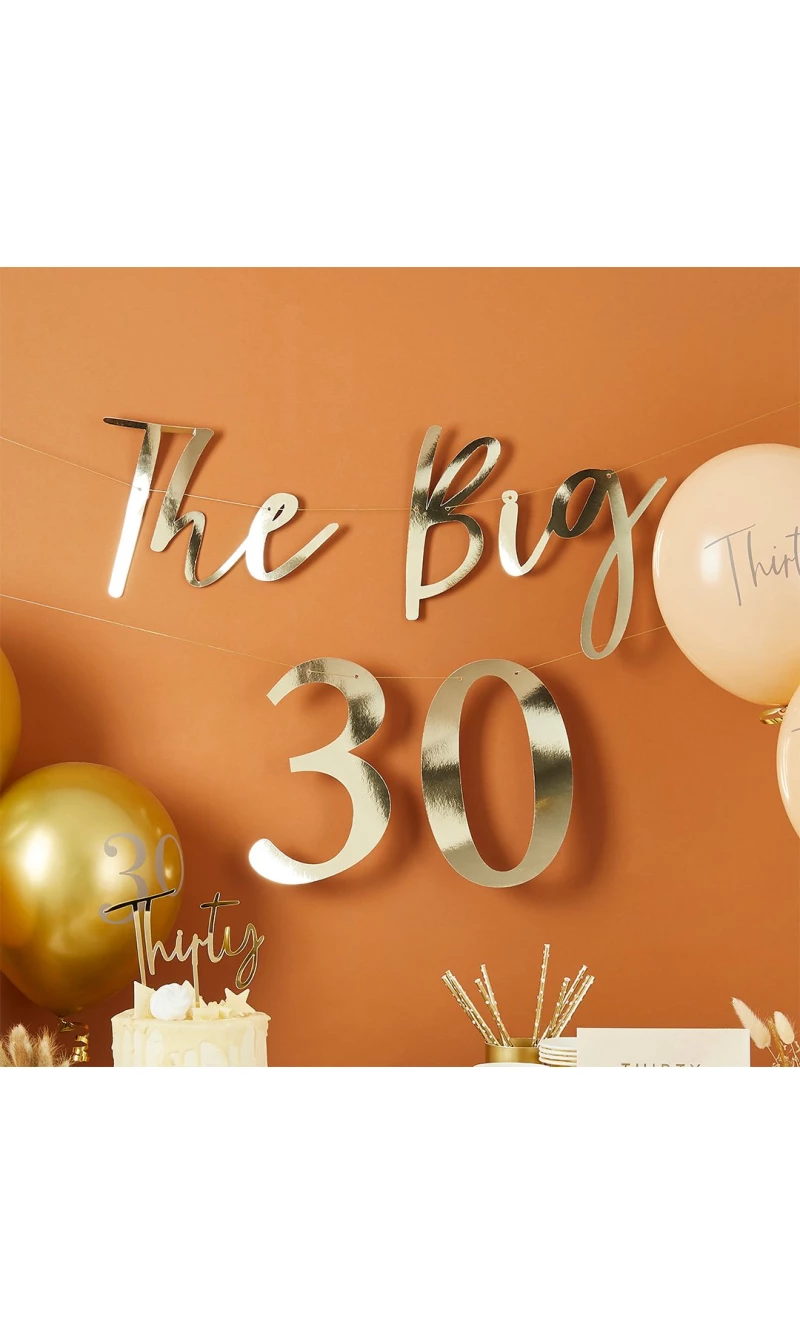 Gold The Big Milestone Custom Banner 2M