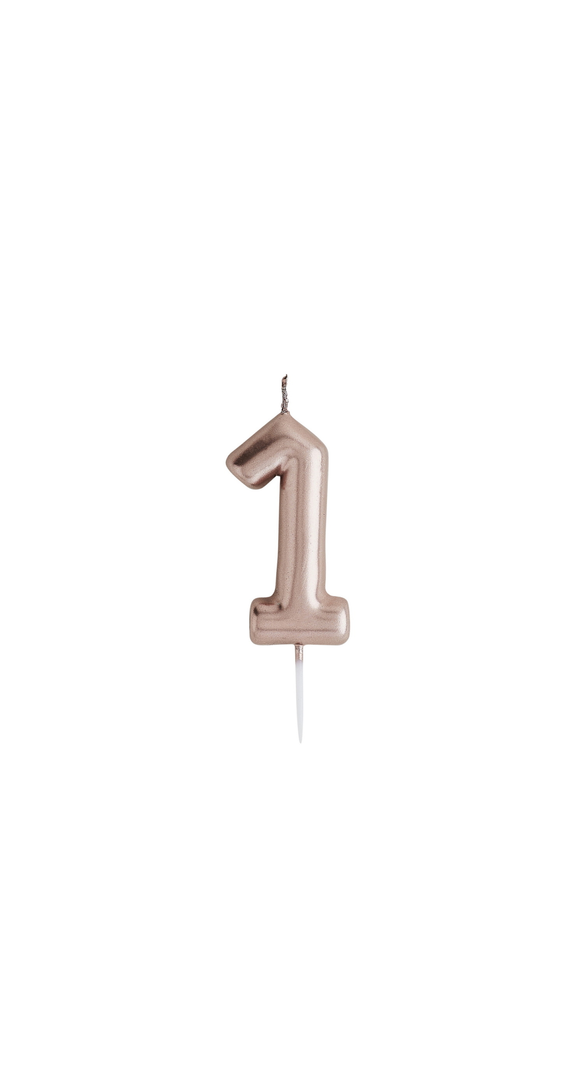 Rose Gold No.1 Candle (H)80x(W)30mm
