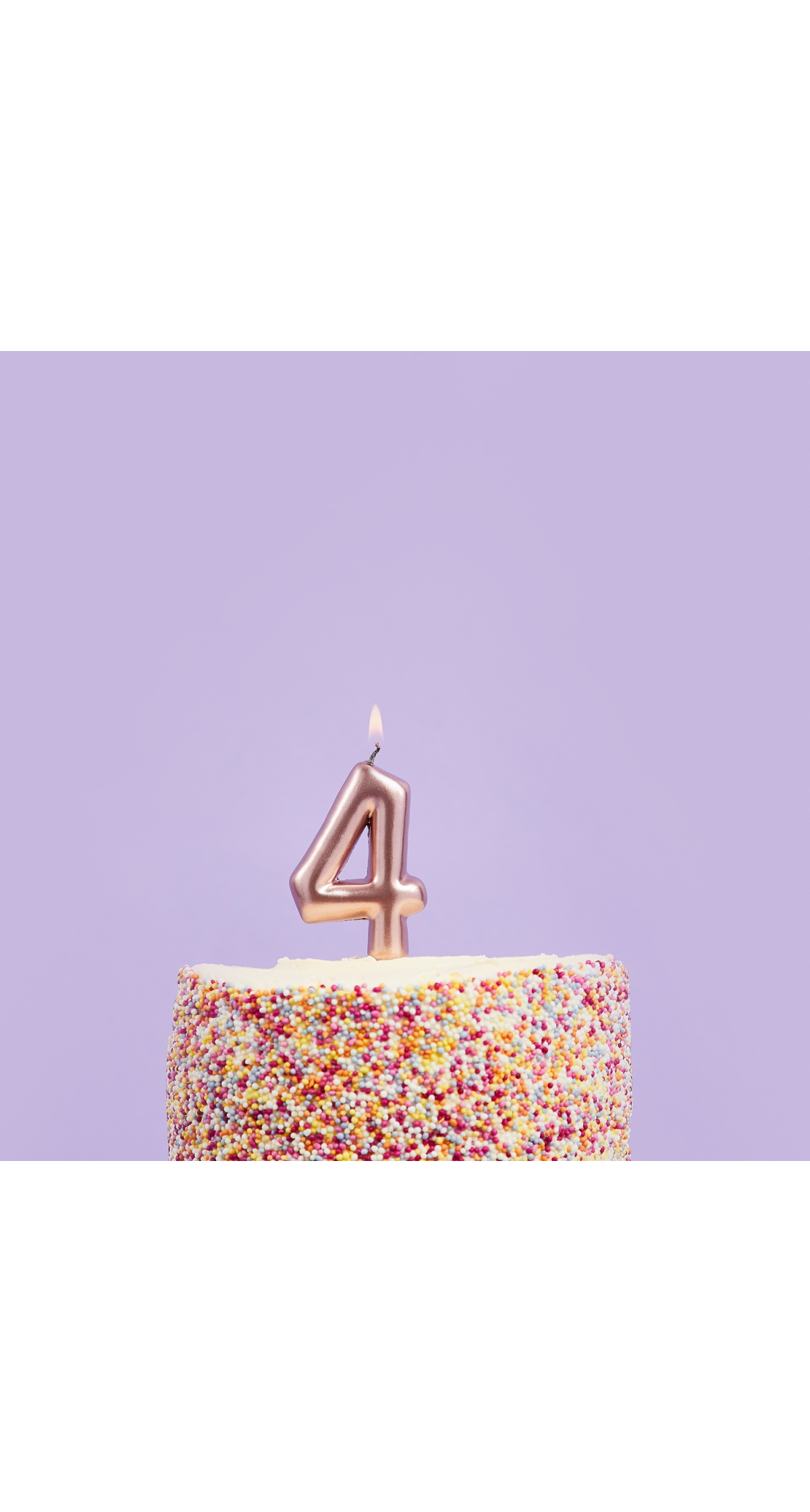 Rose Gold No.4 Candle (H)85x(W)42mm - Image 2