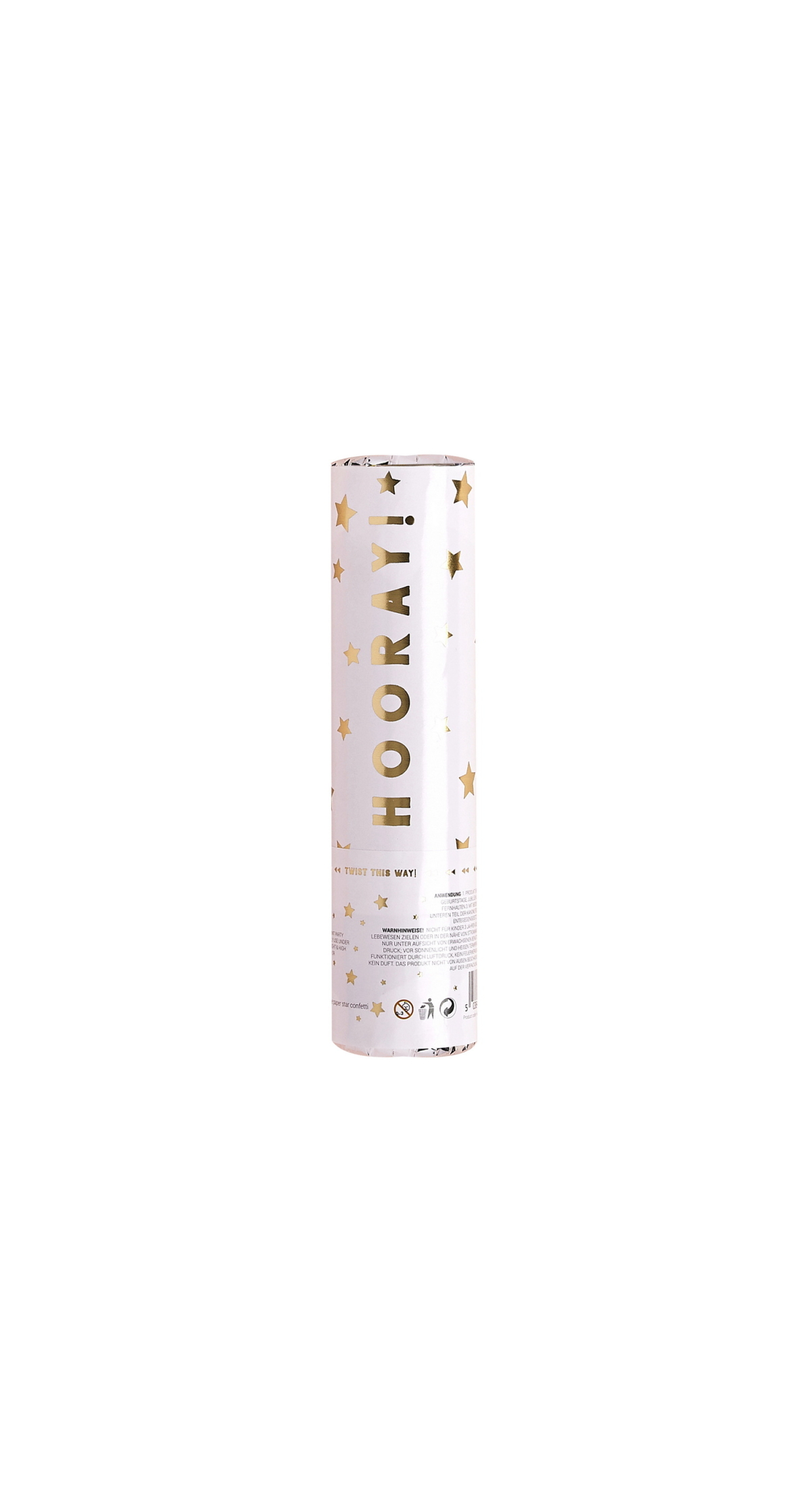 Gold Confetti Cannon (H)20 (W) 5cm - Image 2
