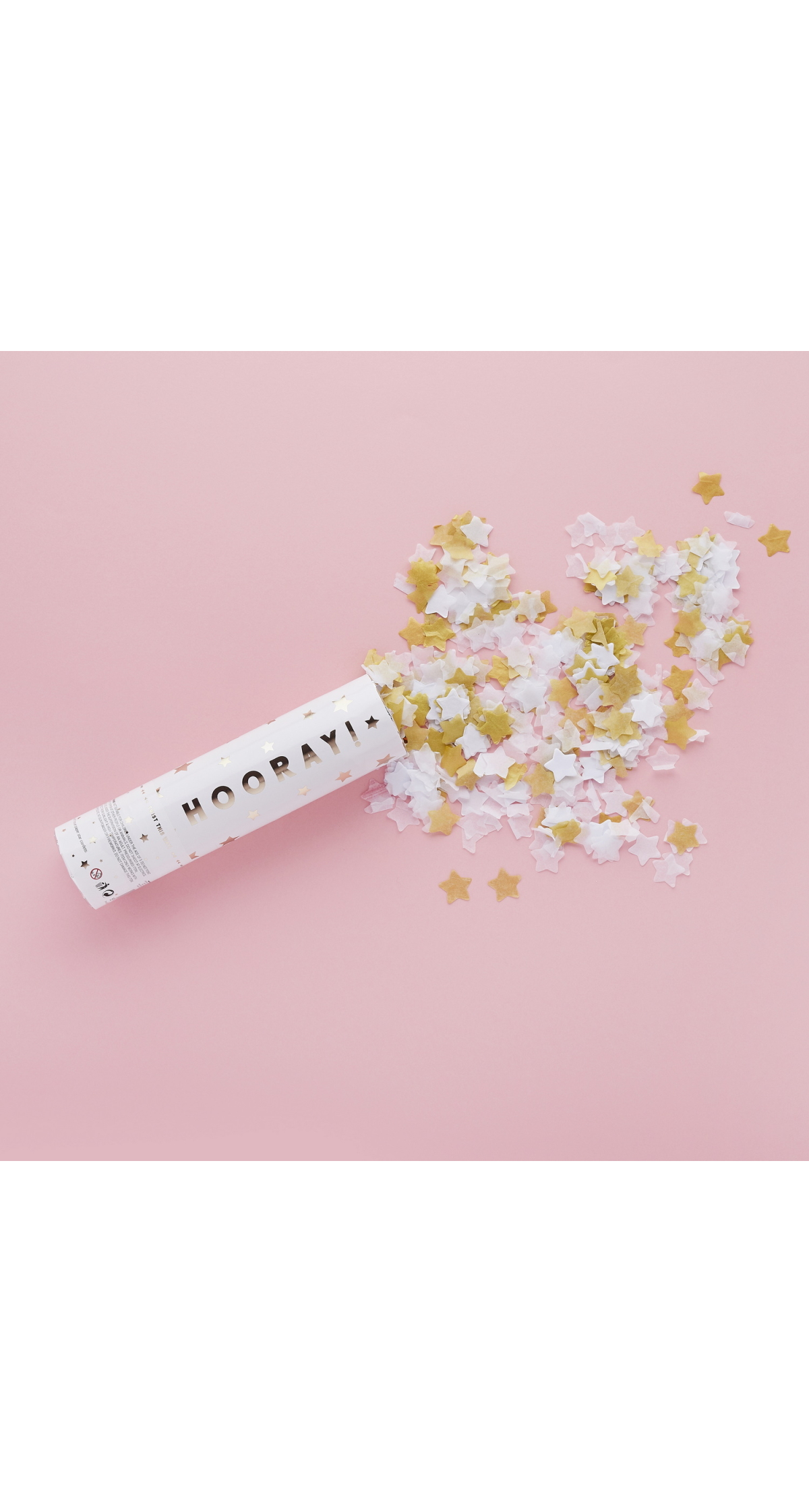 Gold Confetti Cannon (H)20 (W) 5cm - Image 3