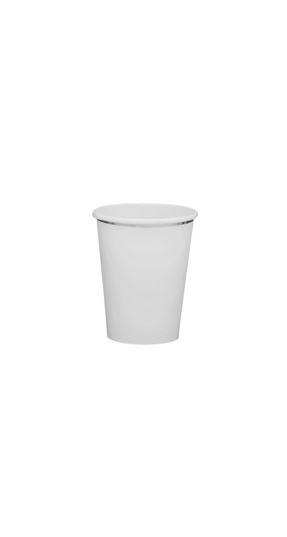 Silver & Grey Ombre Paper Cups 8pk - Image 2