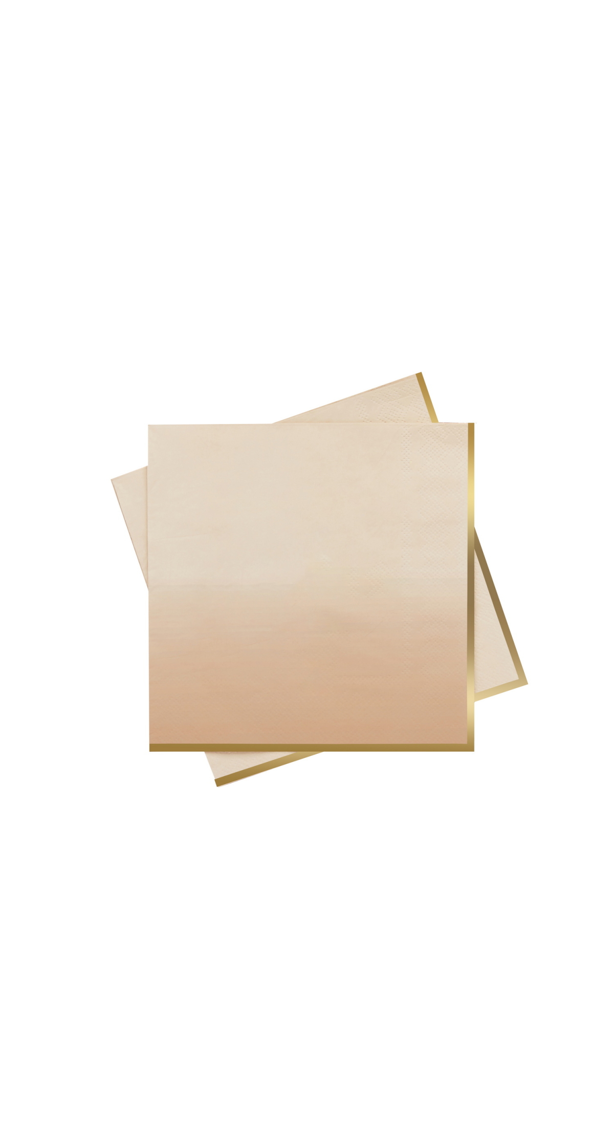 Gold & Peach Ombre Paper Napkins 16pk