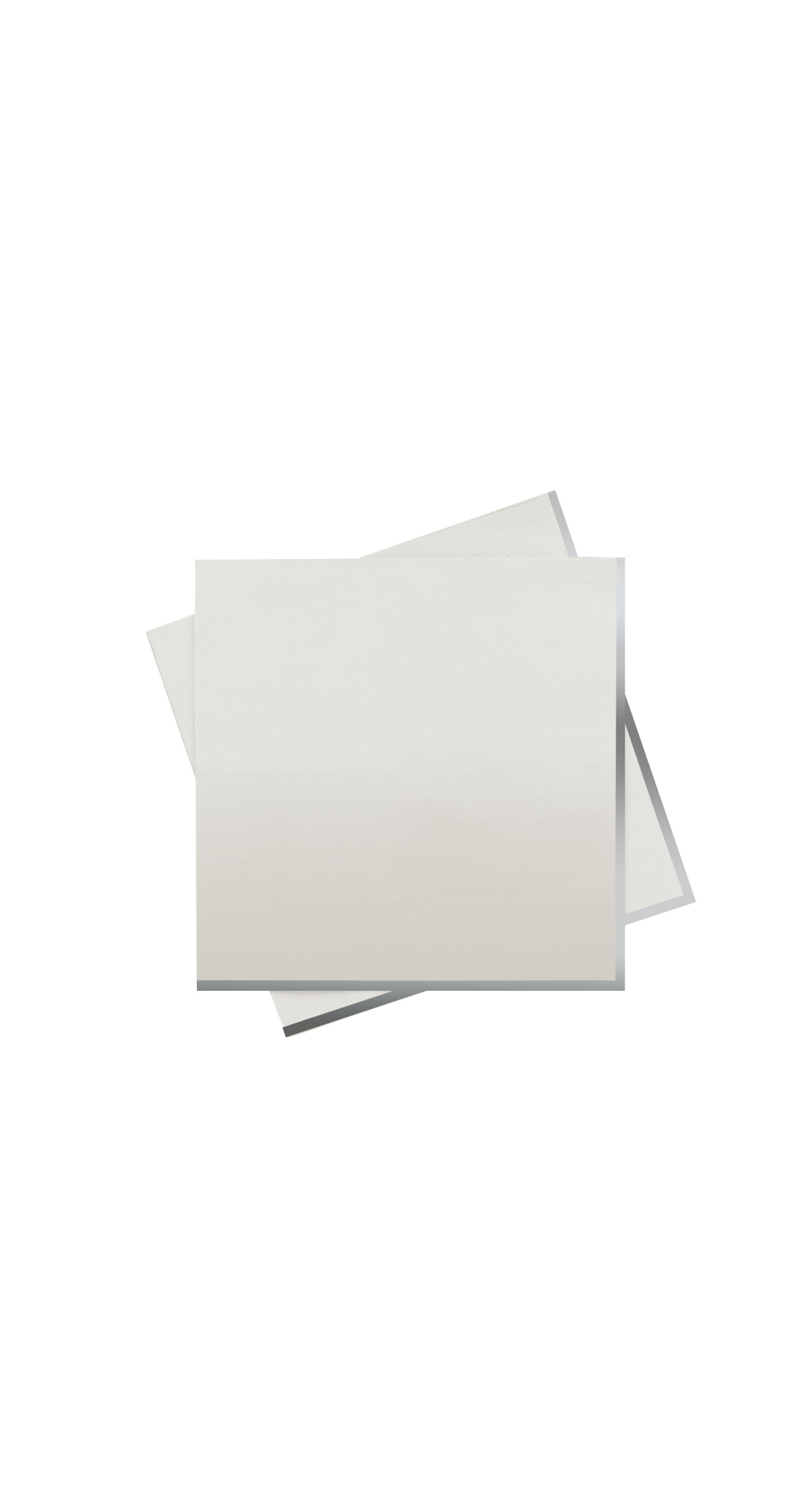 Silver & Grey Ombre Paper Napkins 16pk - Image 2