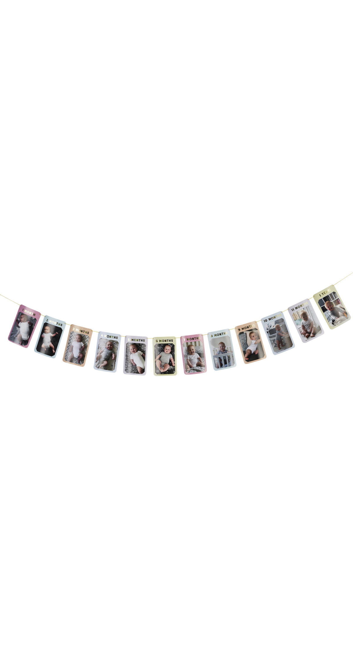 Milestone Photo Banner With 12 Cards