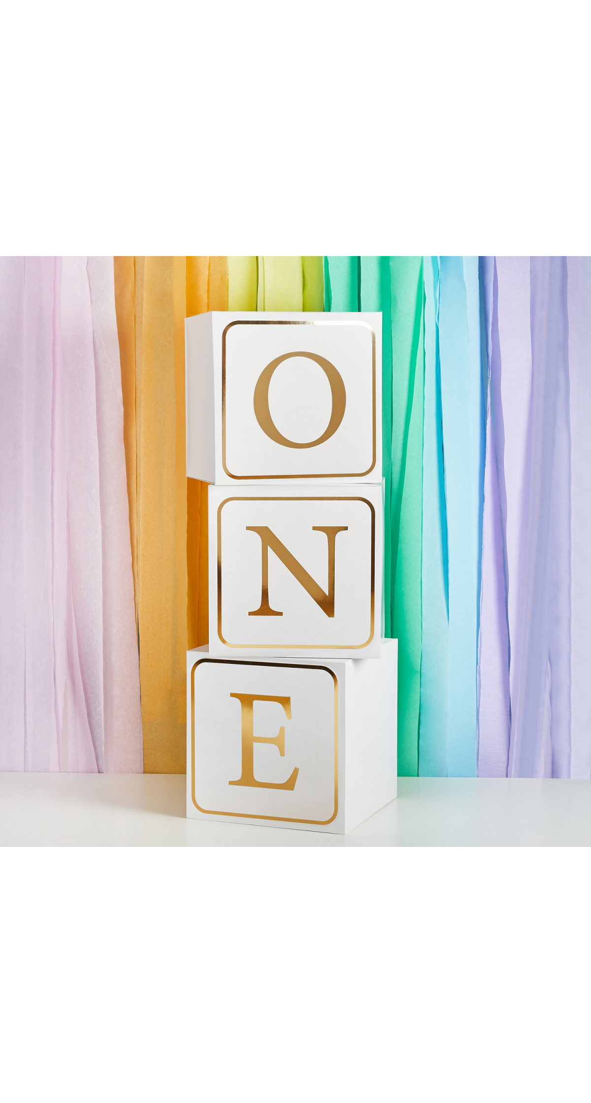 Jumbo One Gold Foiled Card Blocks