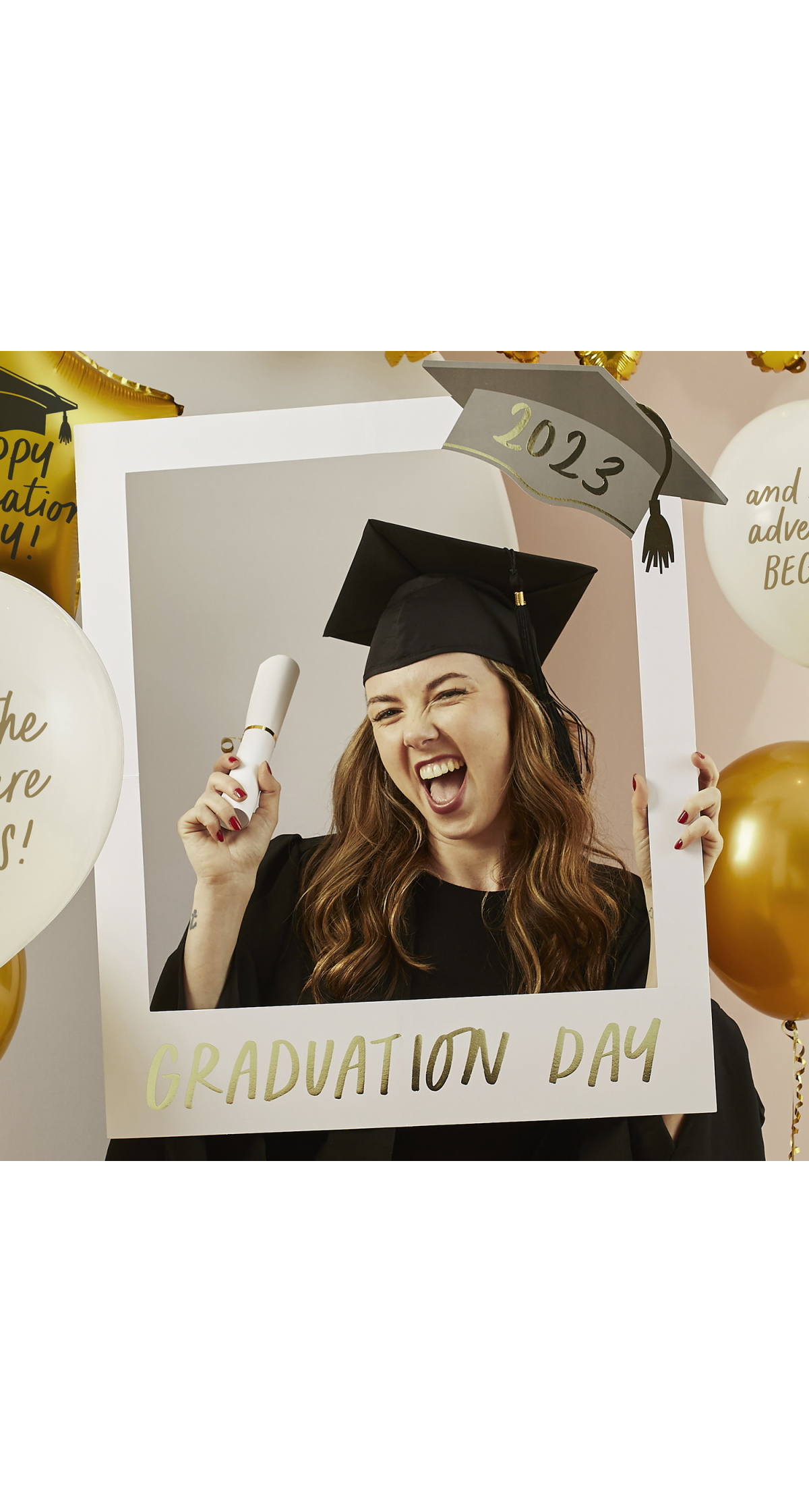Graduation Photo Frame & Year Sticker Sheet (H 74cm x L 59cm)