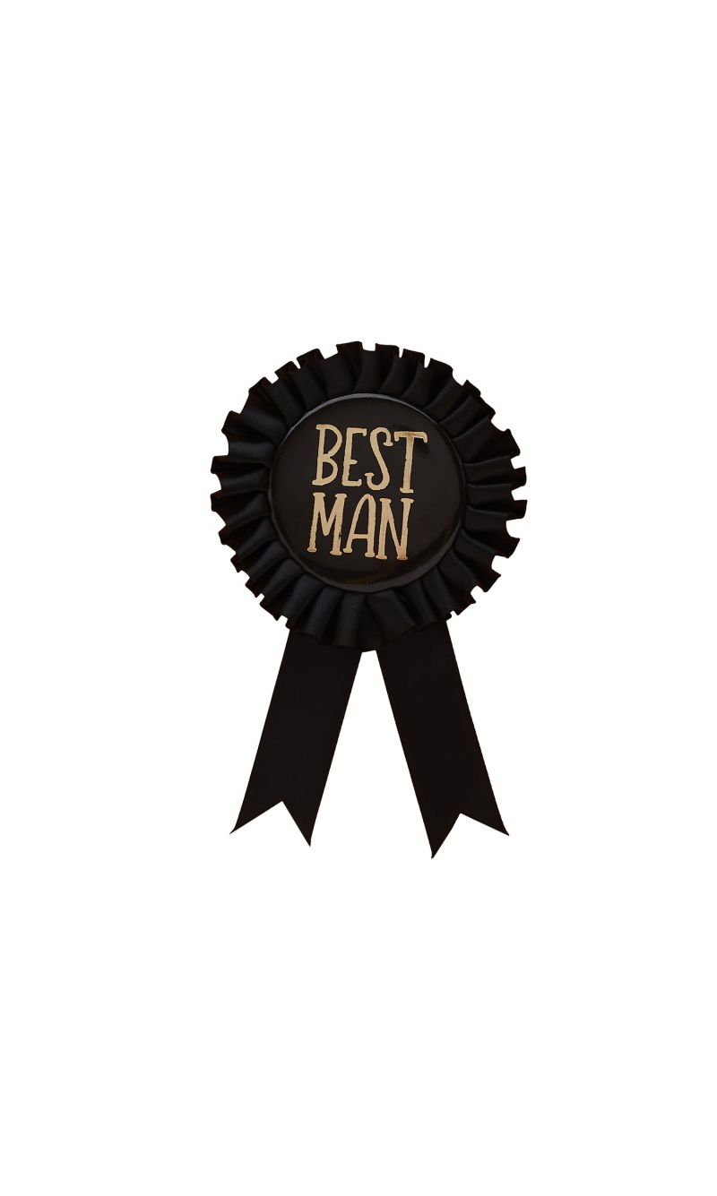 Best Man Badge