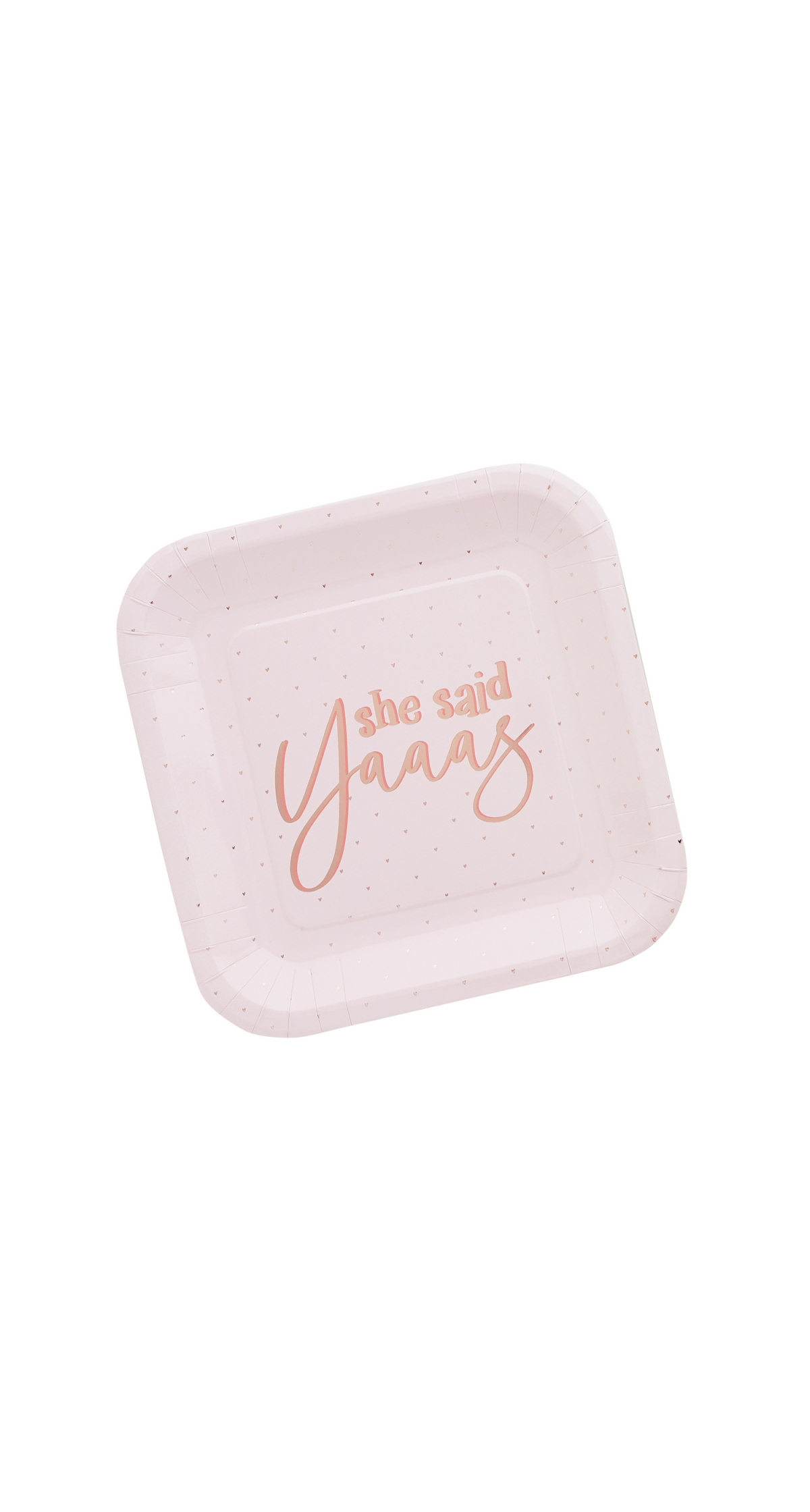 Paper Plates 9 Inch She Said Yaaas 8pk - Image 2