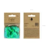 Metallic Confetti Leafs, Green, 15G - Image 3