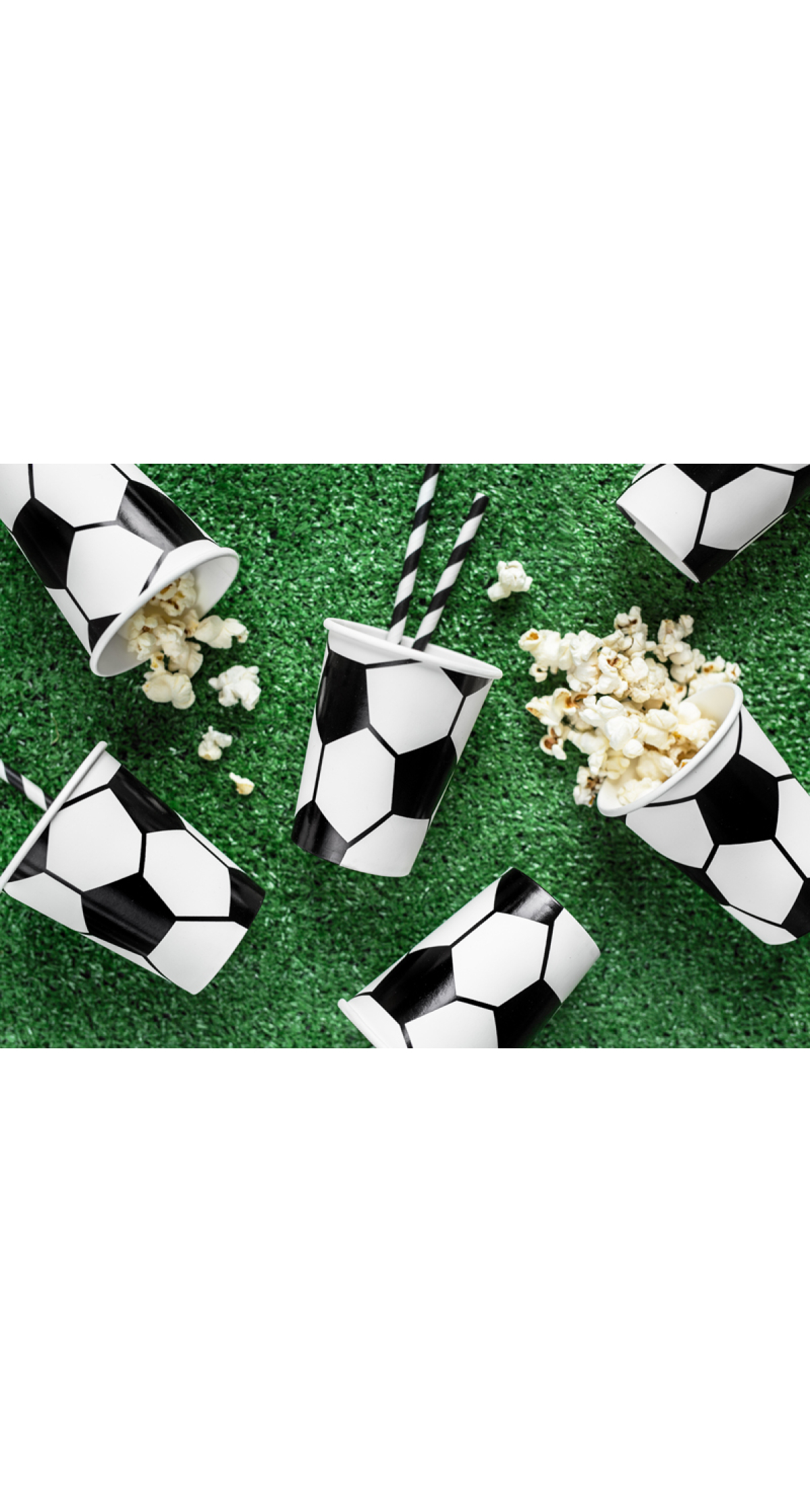 Football Paper Cups 260ml (1pkt / 6pc) - Image 6