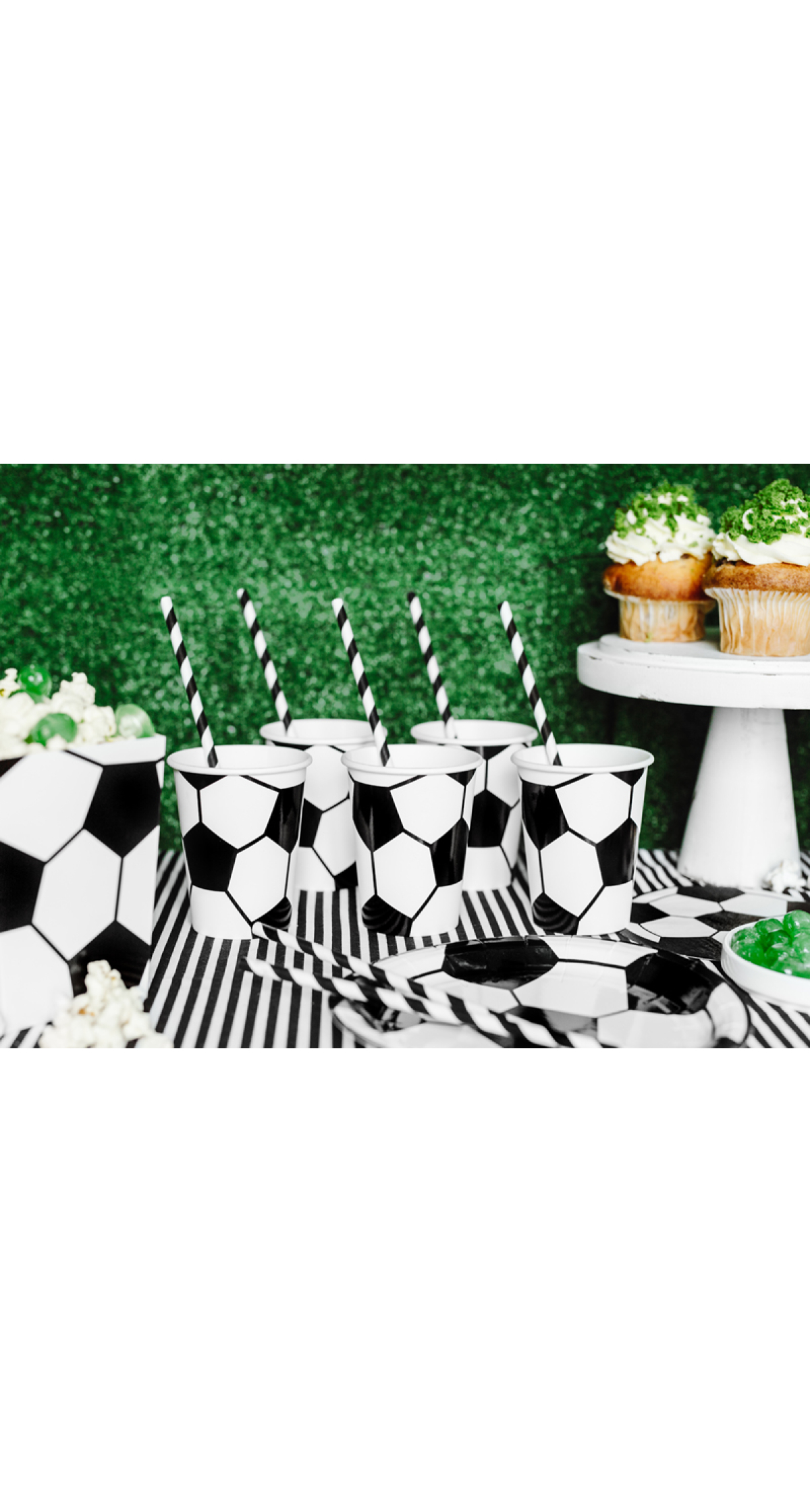 Football Paper Cups 260ml (1pkt / 6pc) - Image 7
