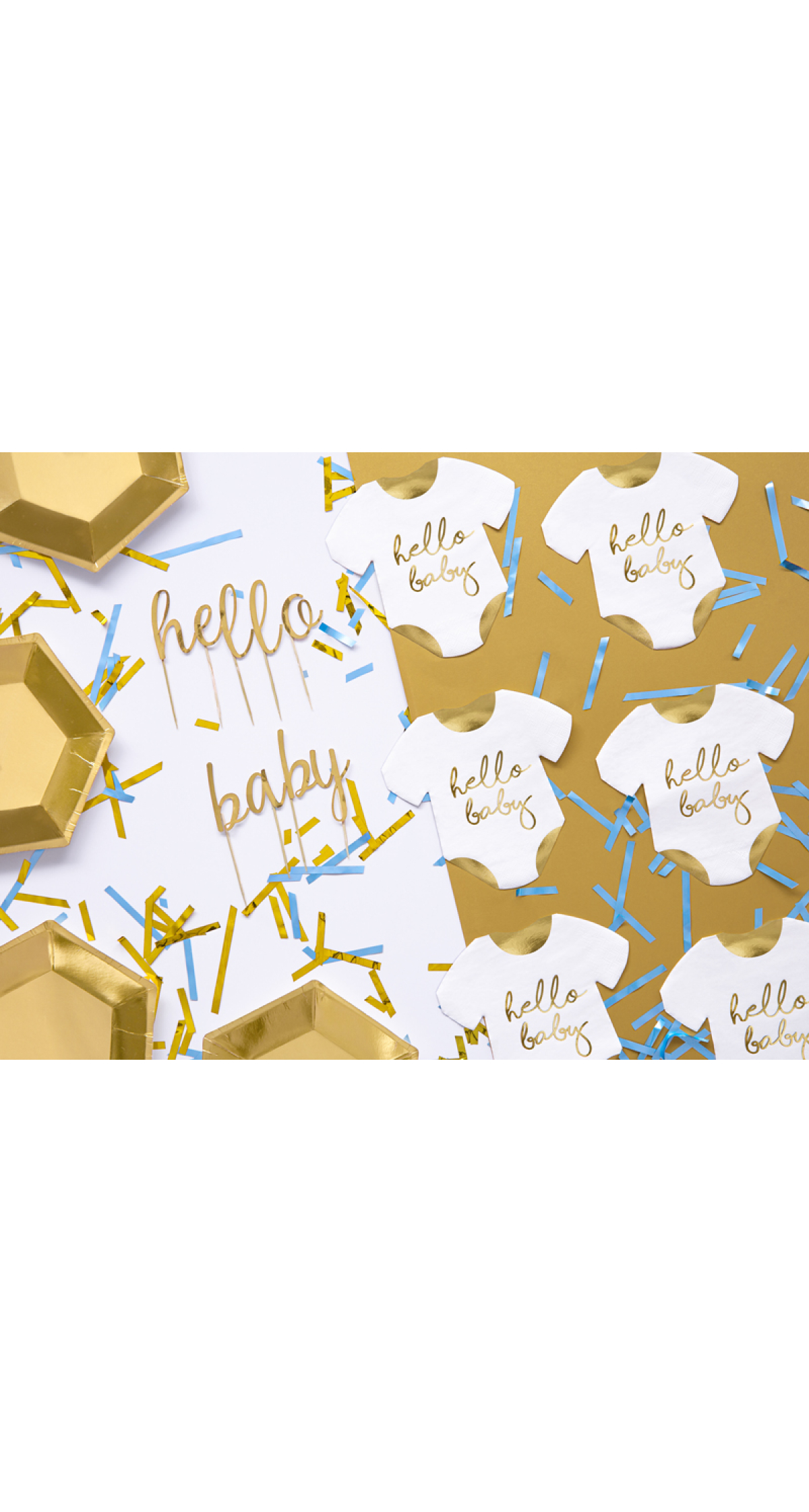 Cake Toppers Alphabet, Gold, 9.5-12cm (1pkt / 53pc) - Image 7