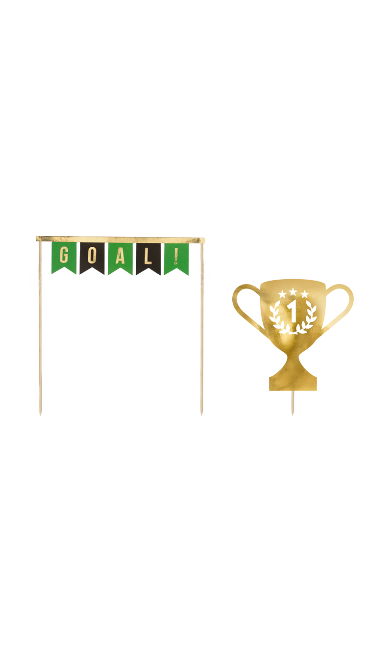 Football Cake Topper, 15.5-20cm (1pkt / 2pc)