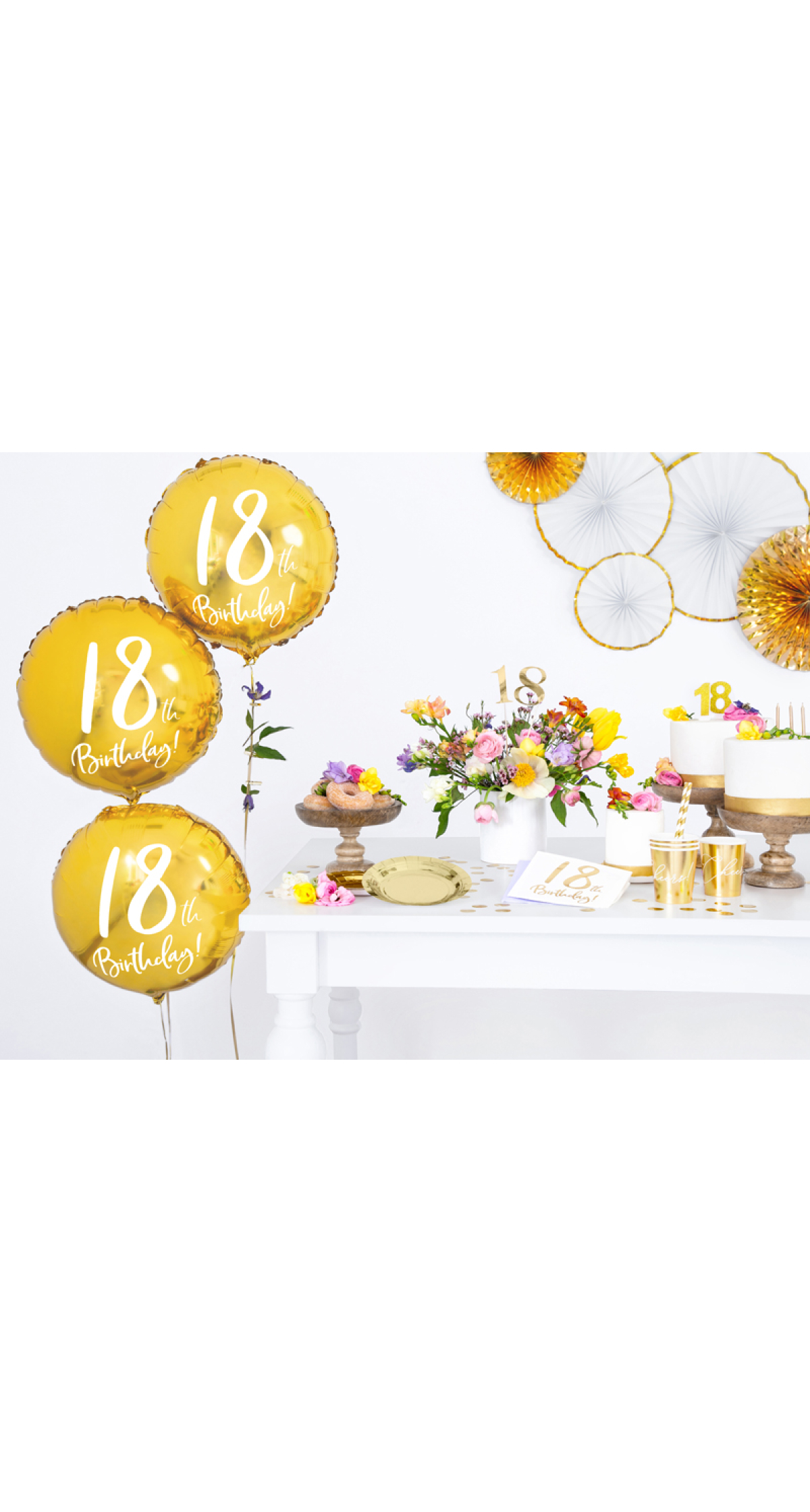 Cake Topper Numbers, Gold, 25.5-26.5cm (1pkt / 11pc) - Image 8
