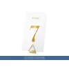 Tranparent Table Numbers Gold 7x12cm (1pkt / 20pc) - Image 3