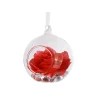 Glass Balls With Ribbon 10cm - 1pc - Image 2
