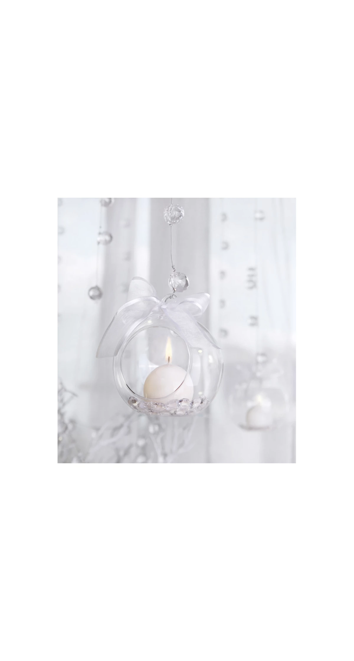 Glass Balls - Candleholder 10cm - 1pc - Image 2