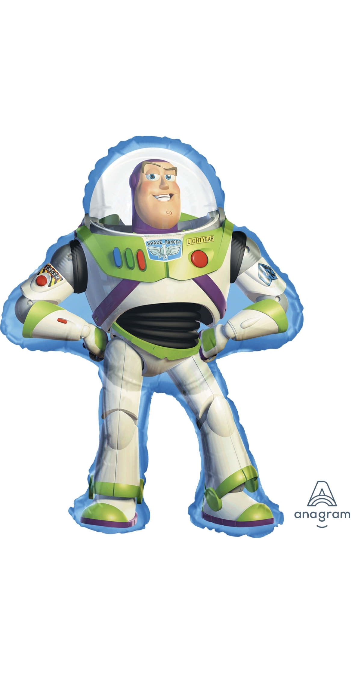 Buzz Full-Body SuperShape Foil Balloon - 61 x 89cm