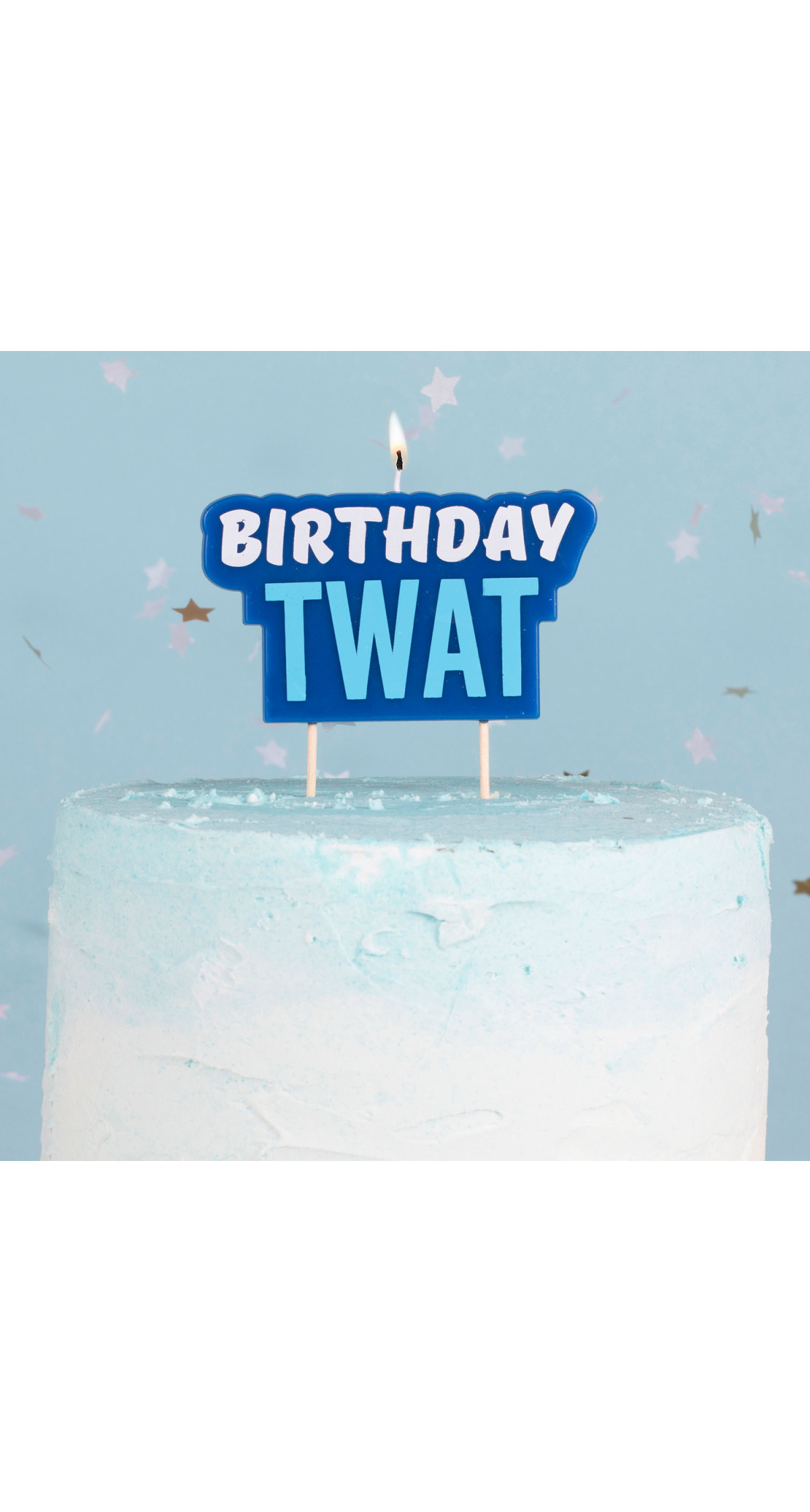 Birthday Twat Cake Candle - 1pk