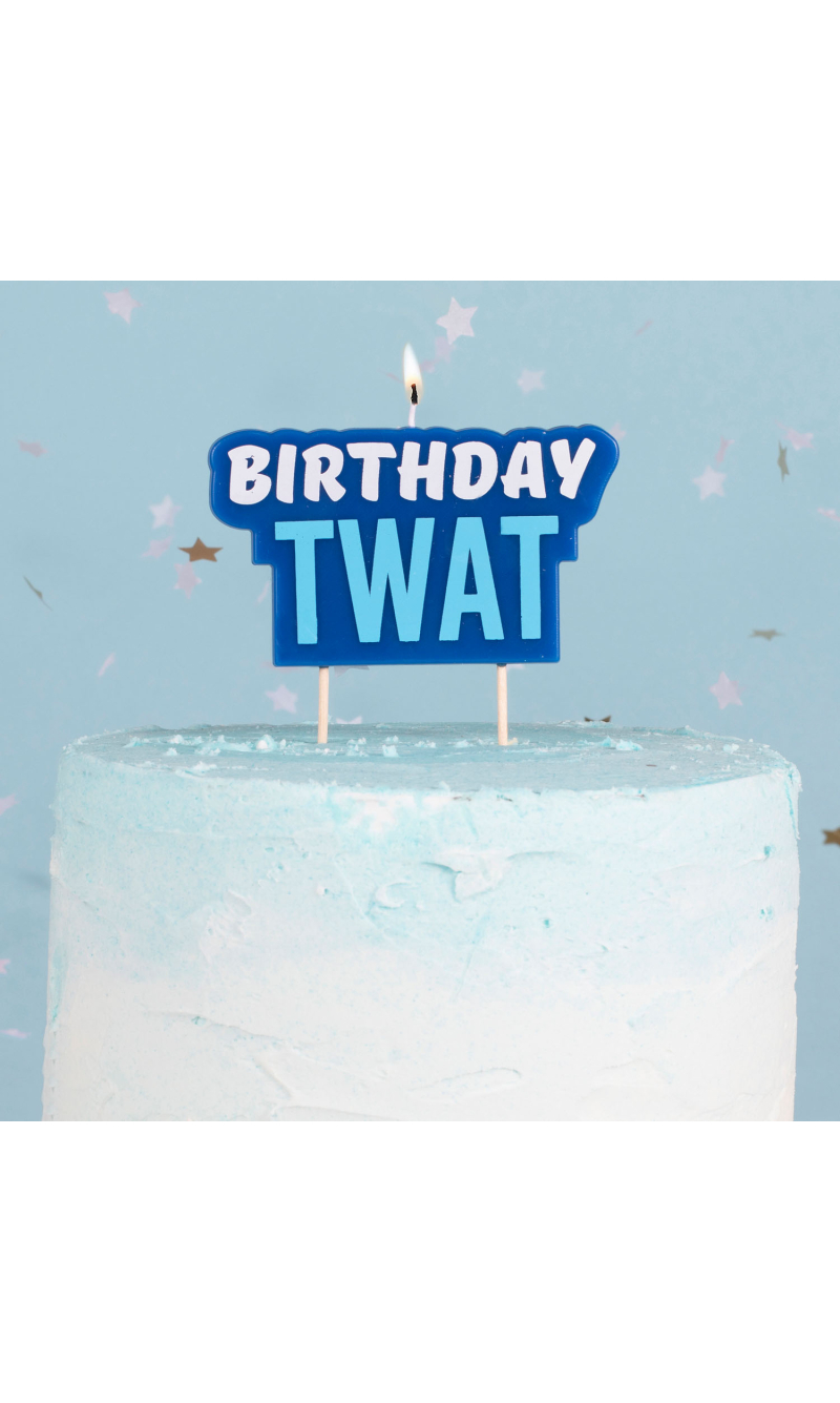 Birthday Twat Cake Candle - 1pk