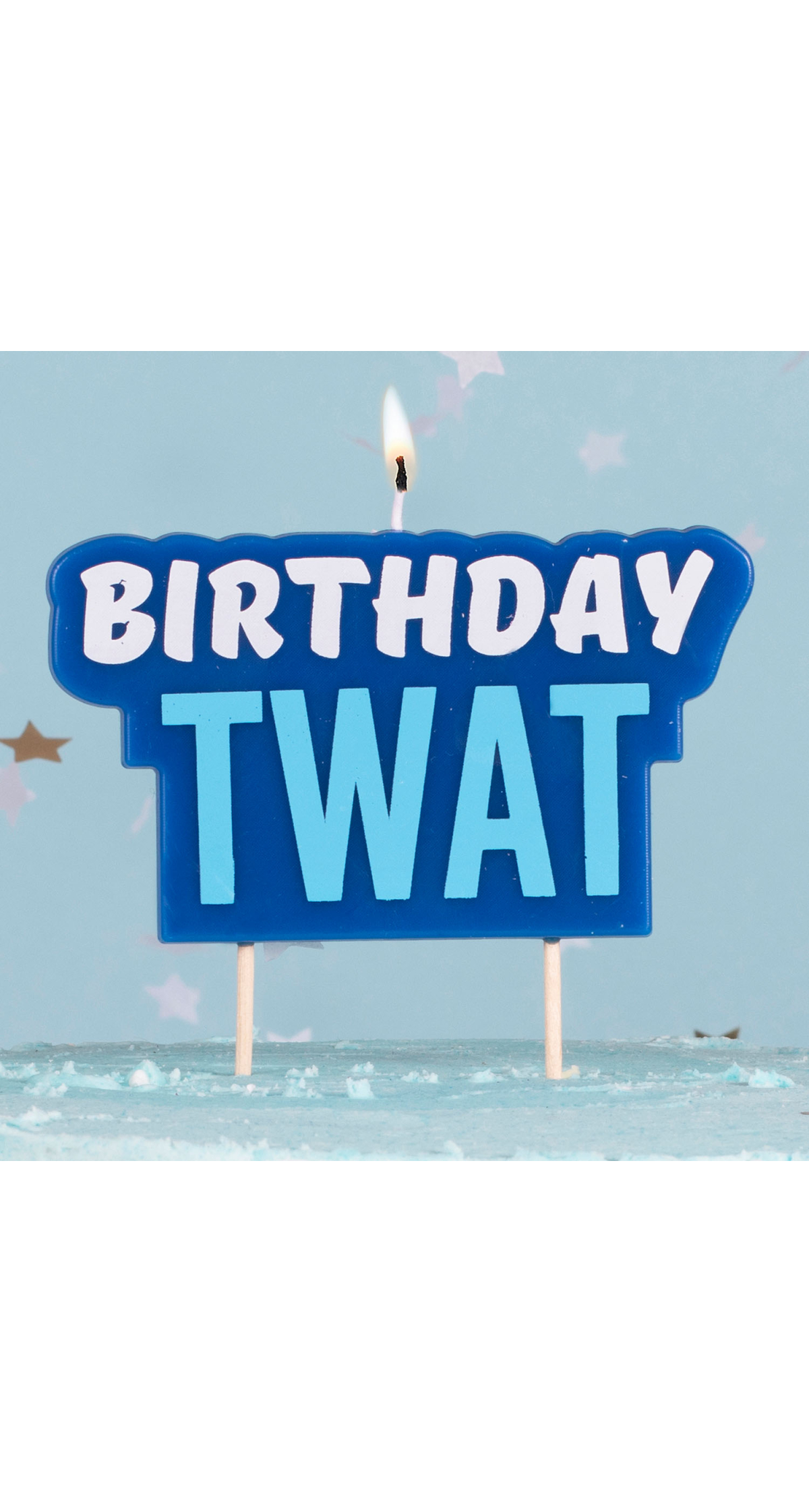 Birthday Twat Cake Candle - 1pk - Image 2
