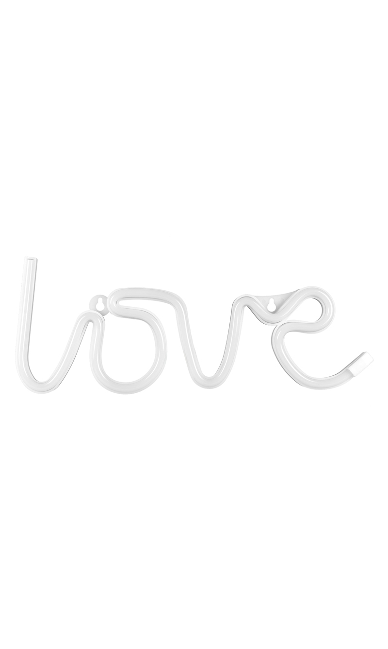 Neon Led - Love White 34.5x13cm
