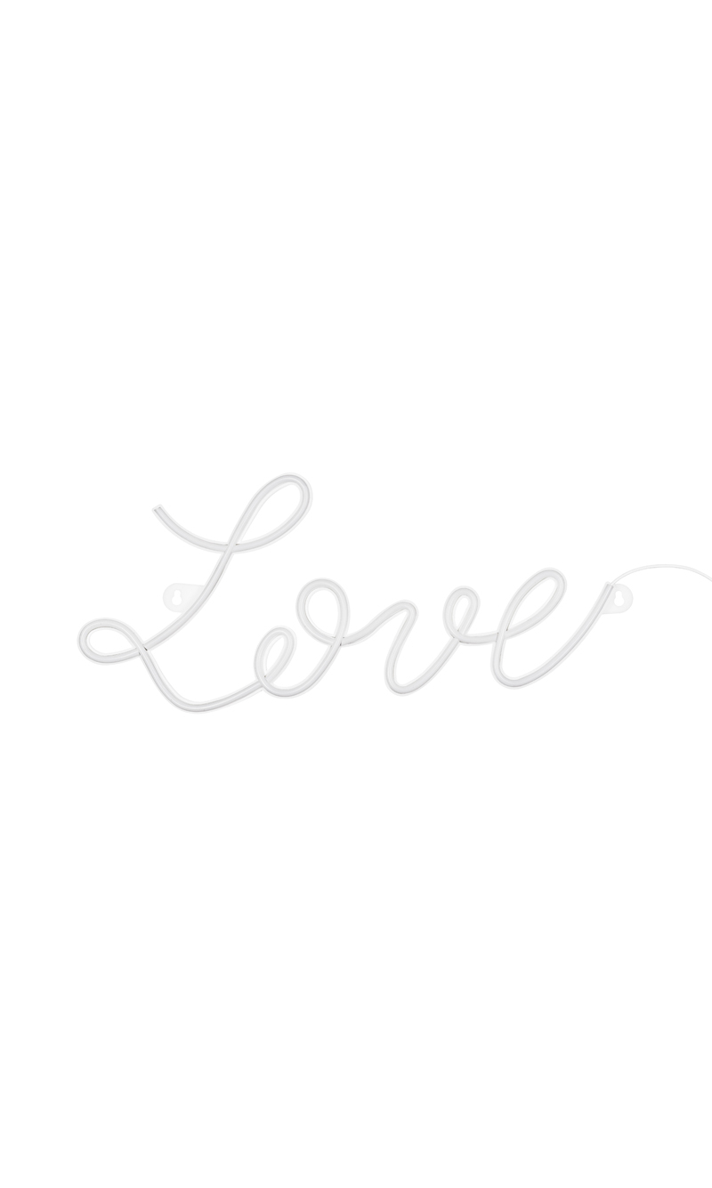 Neon Led - Love White 61x274cm